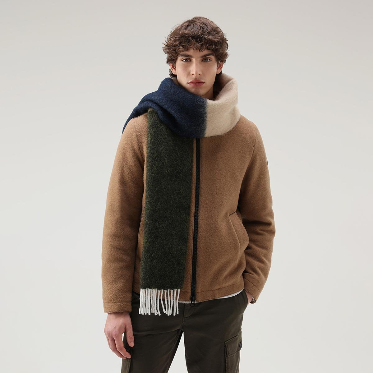 Sciarpa unisex misto lana