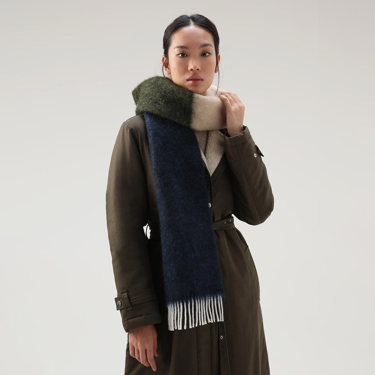 Sciarpa unisex misto lana