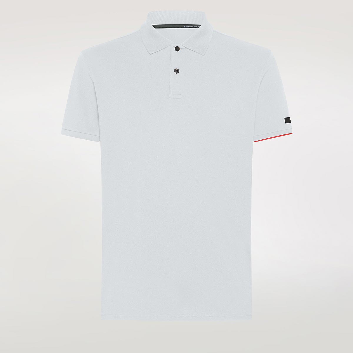 Polo bianca elasticizzata