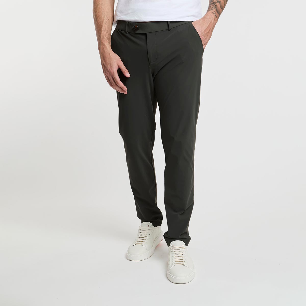 Pantalone chino verde