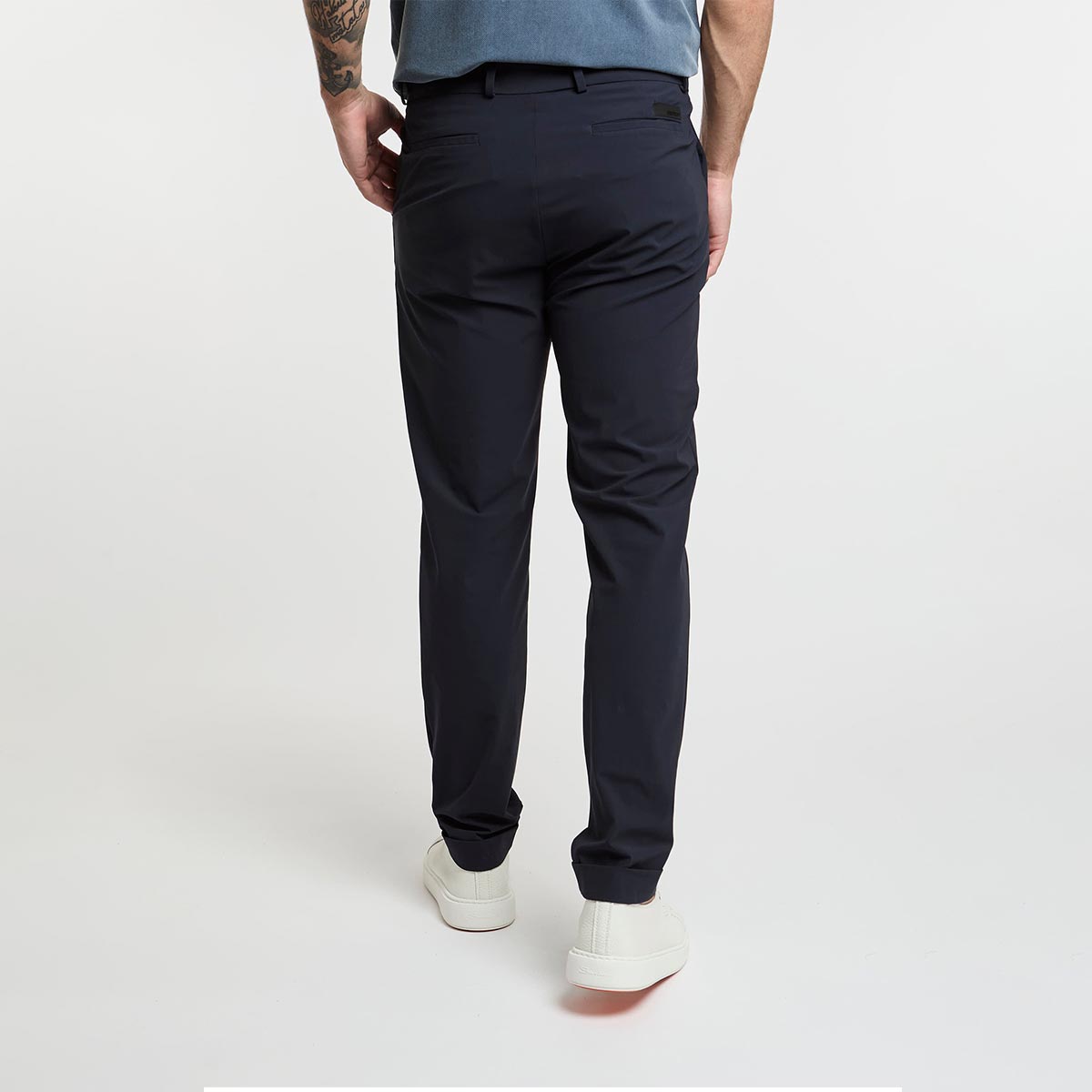 Pantalone chino microfantasia