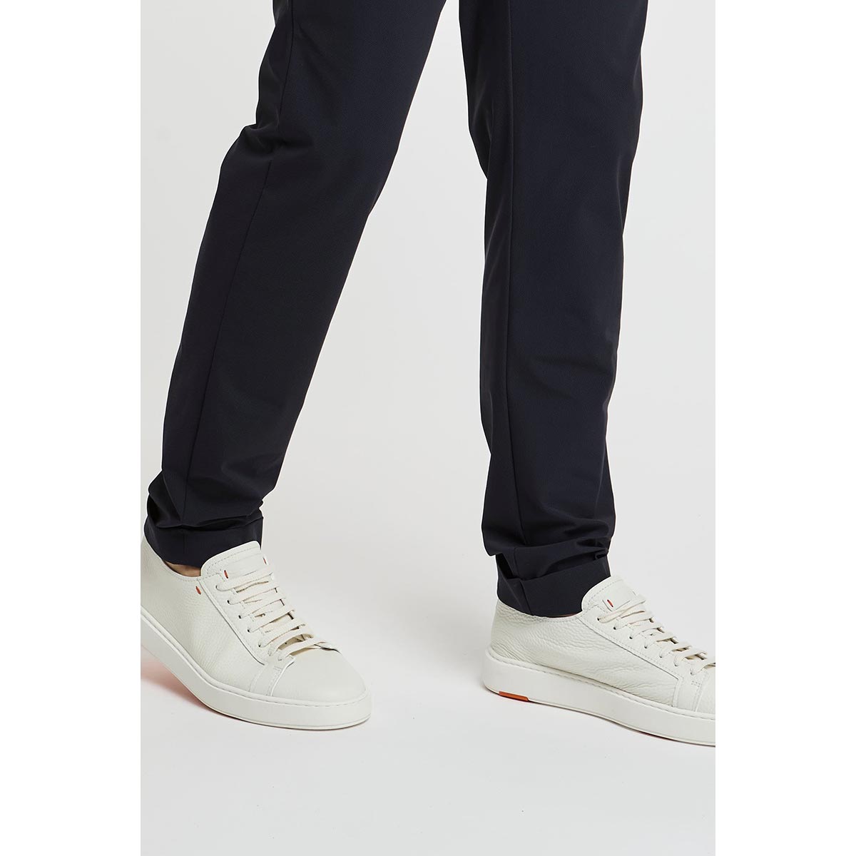 Pantalone chino microfantasia