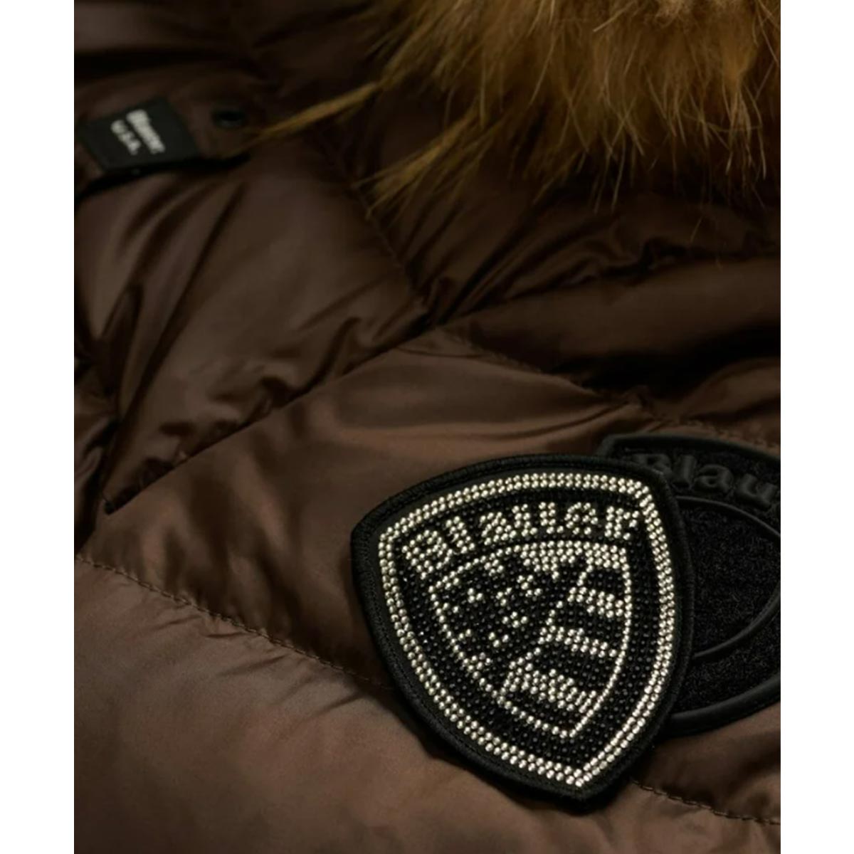 Piumino corto - cappuccio con pelliccia rimovibile