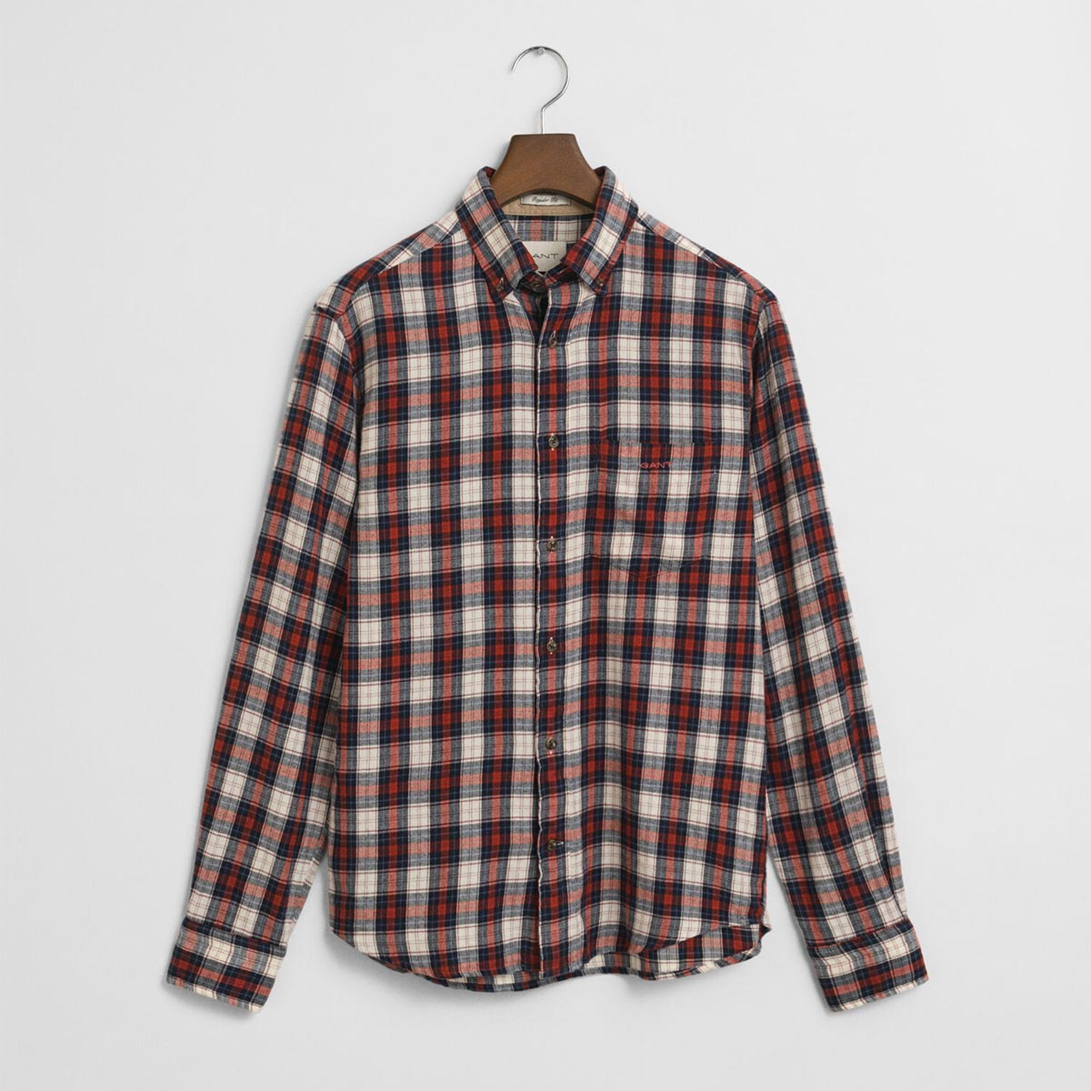 Camicia in flanella scozzese