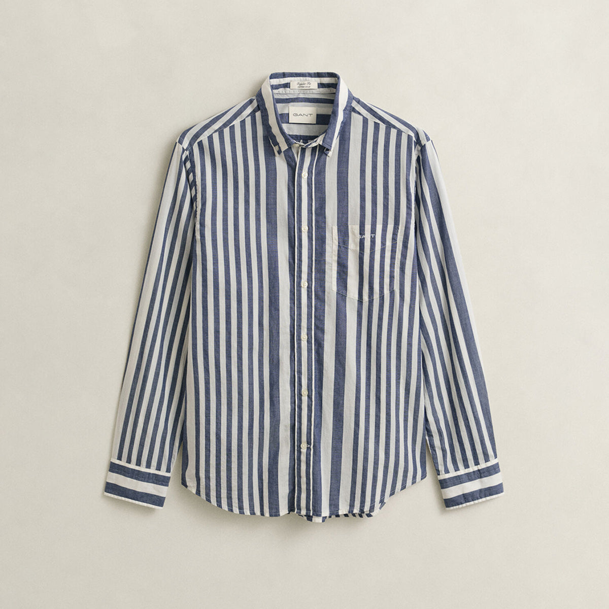 Camicia a righe in cotone leggero