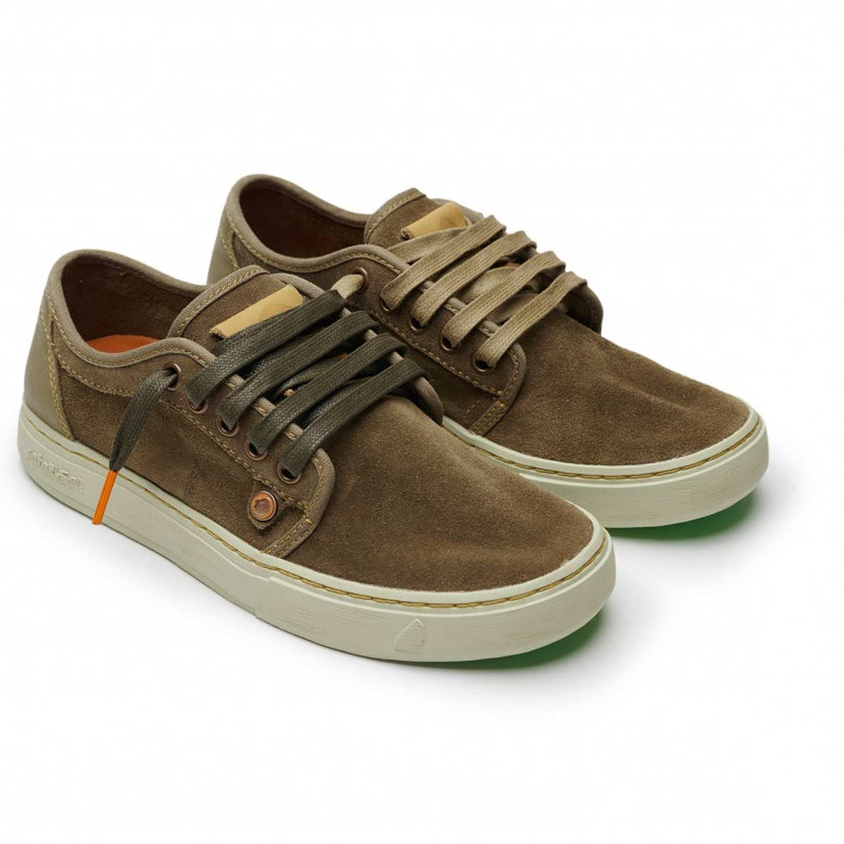 Sneaker in pelle scamosciata