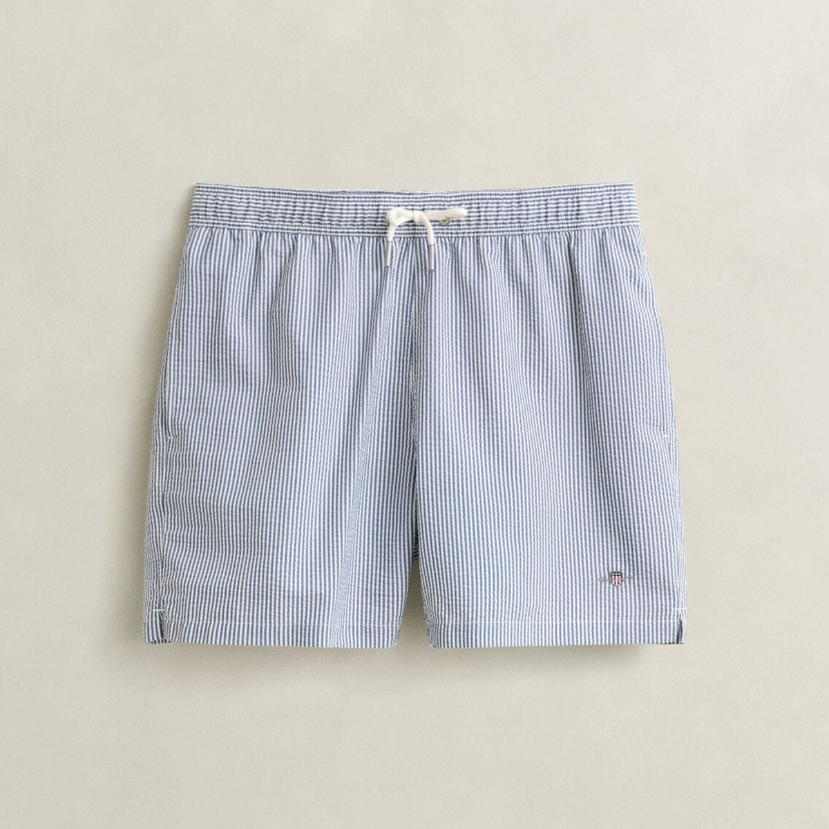 Boxer da mare goffrato a righe