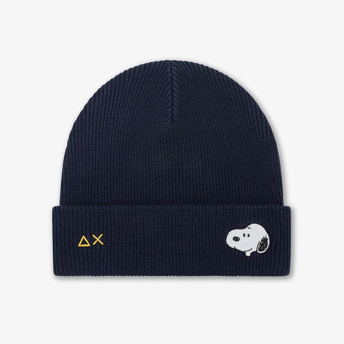 Berretto Snoopy in lana blu