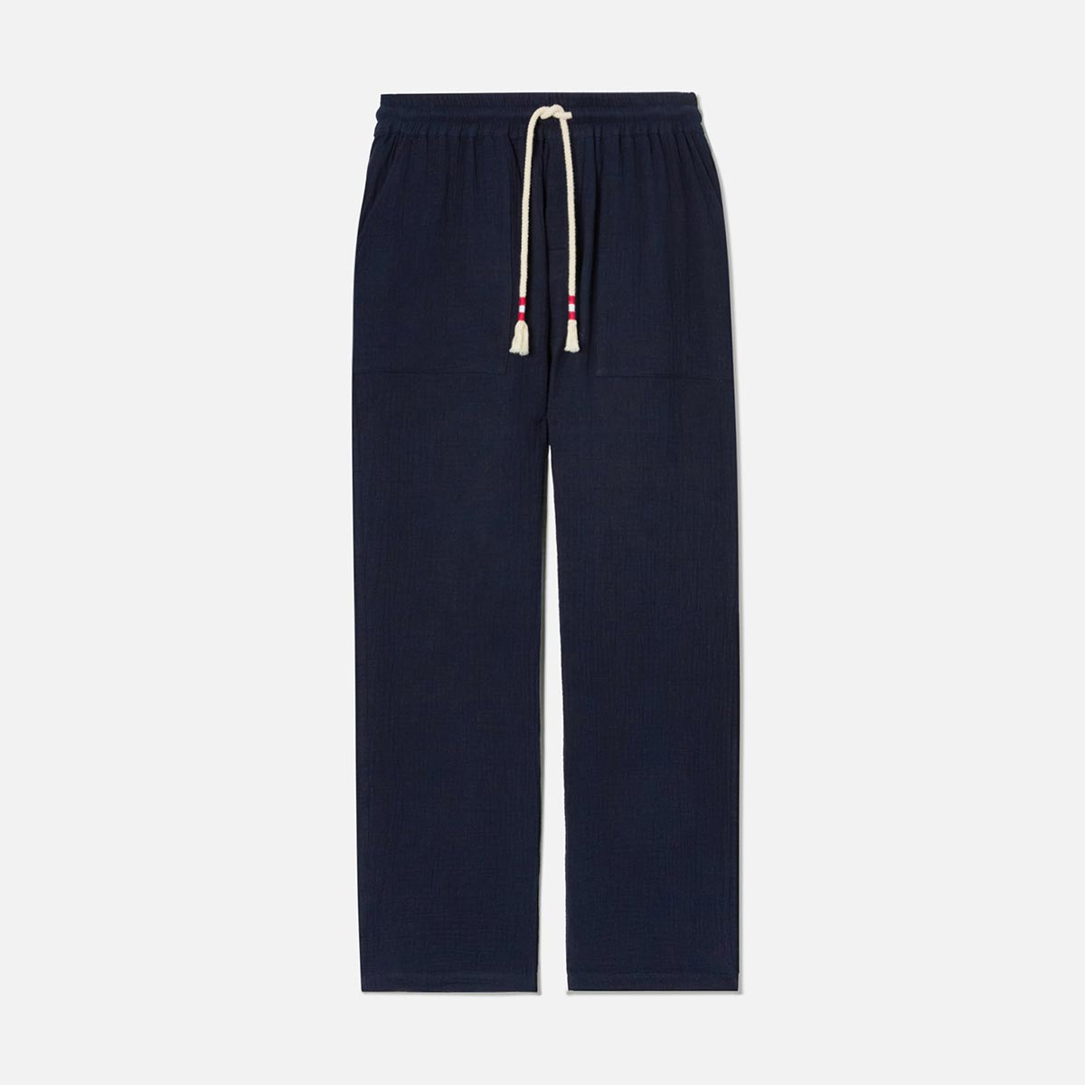 Pantalone garzato di puro cotone