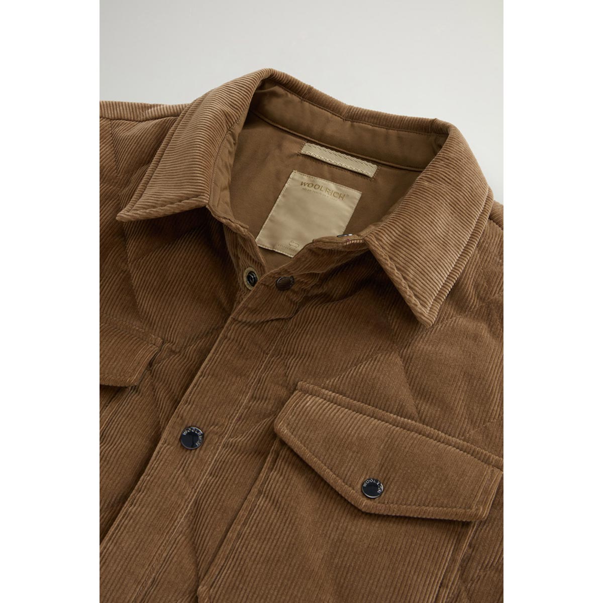 Giacca a camicia in velluto