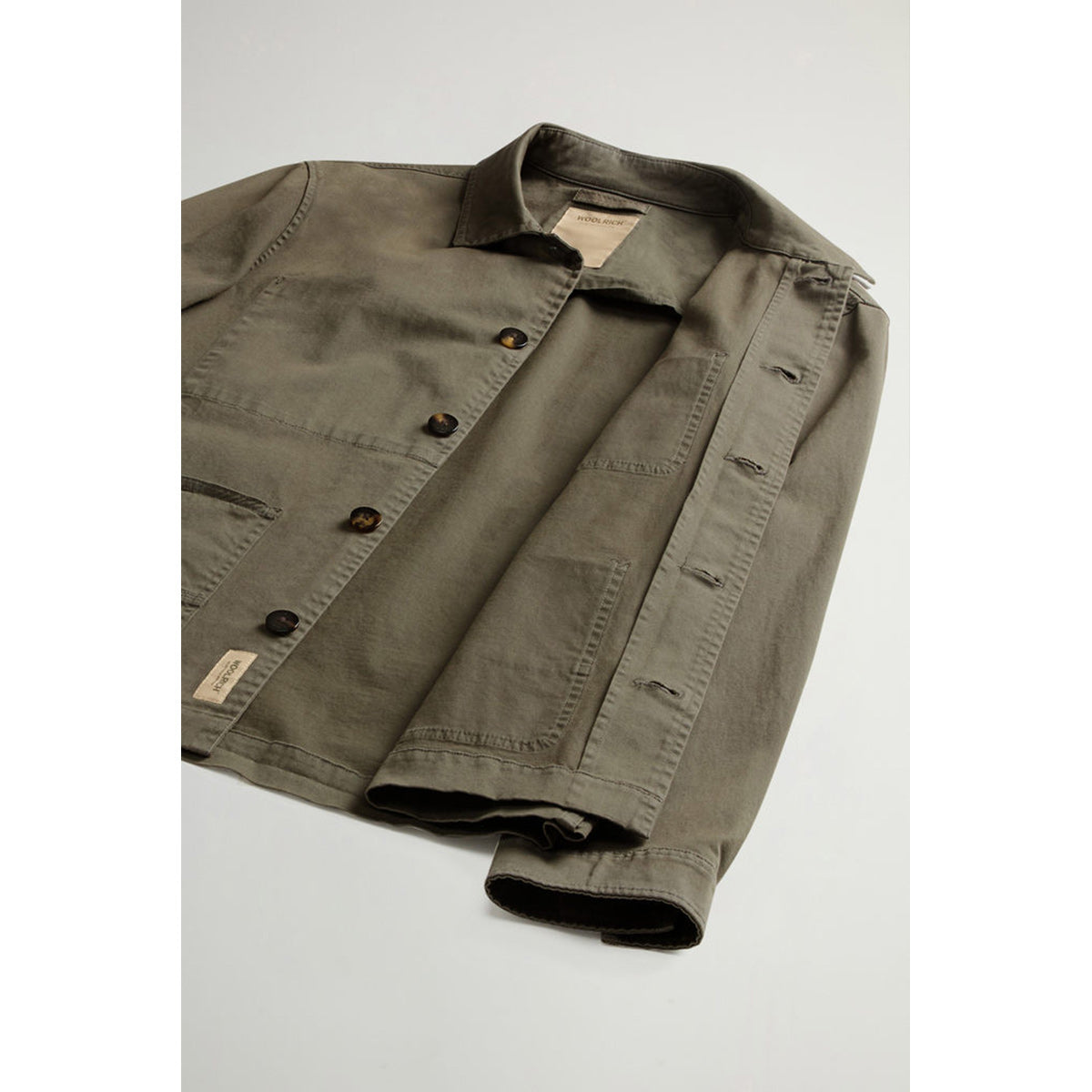 Giacca camicia in cotone