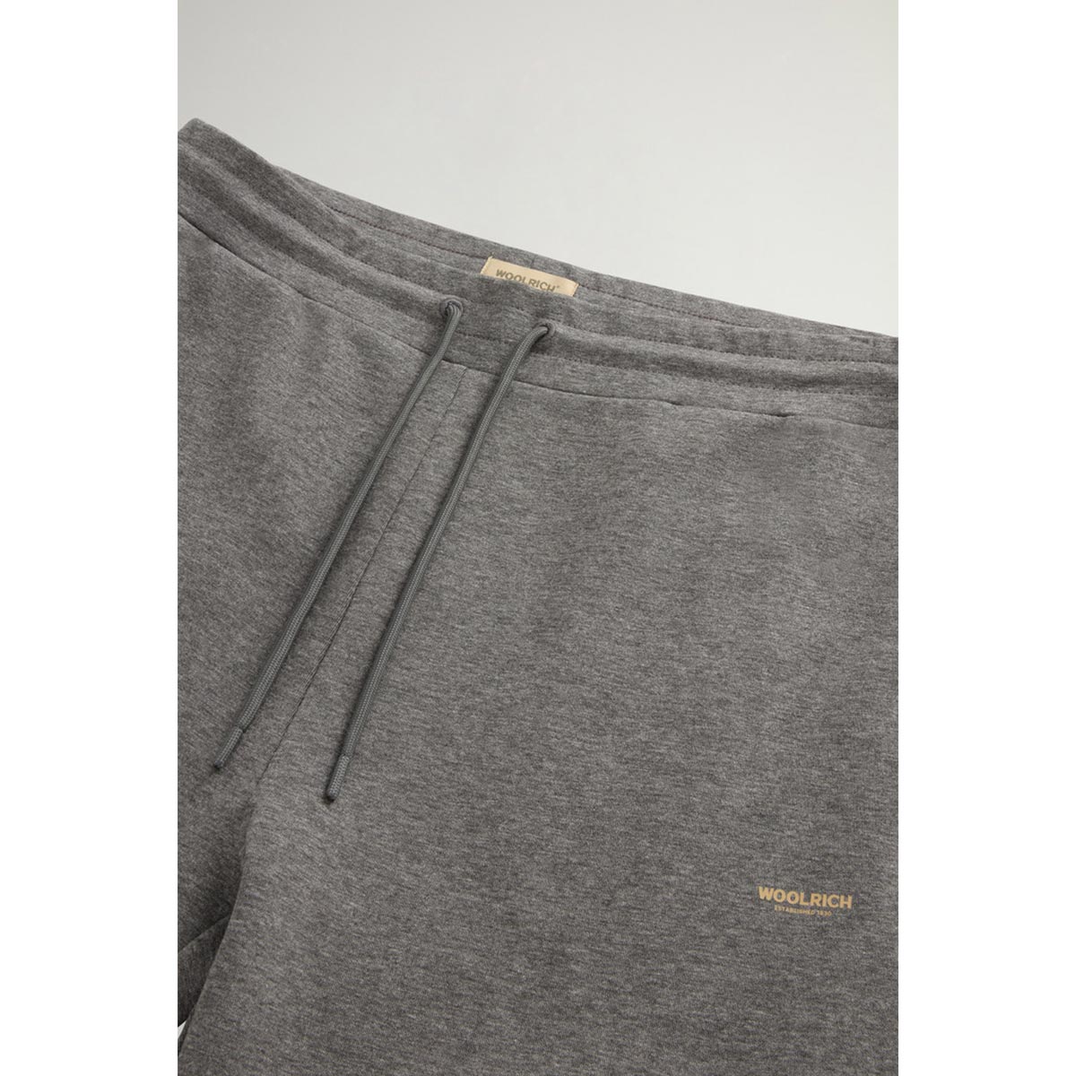 Pantaloni in misto cotone interlock