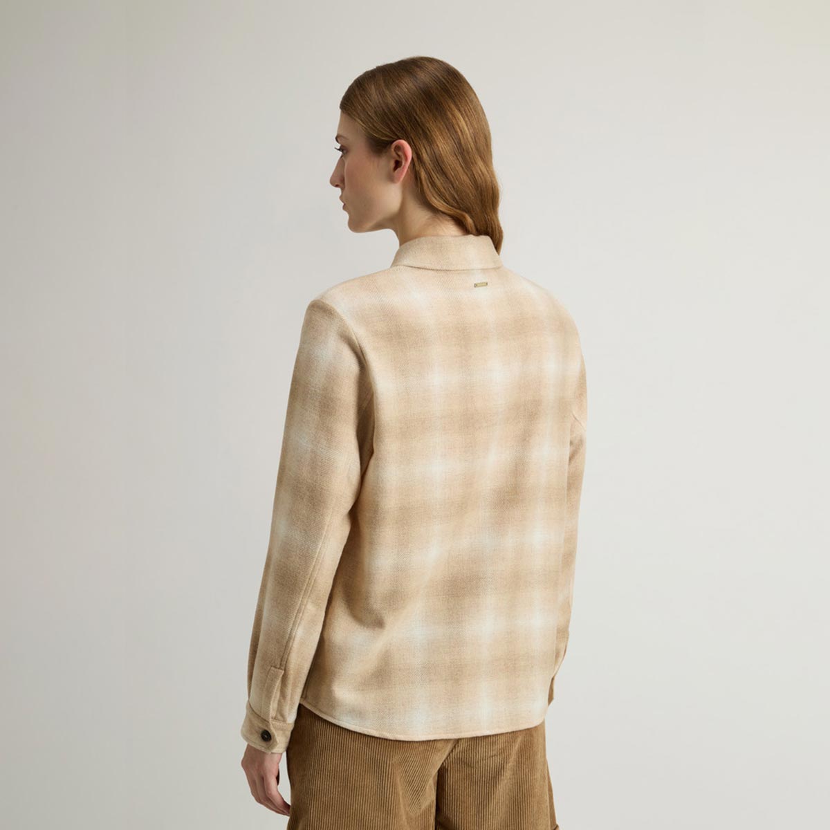 Camicia in misto lana
