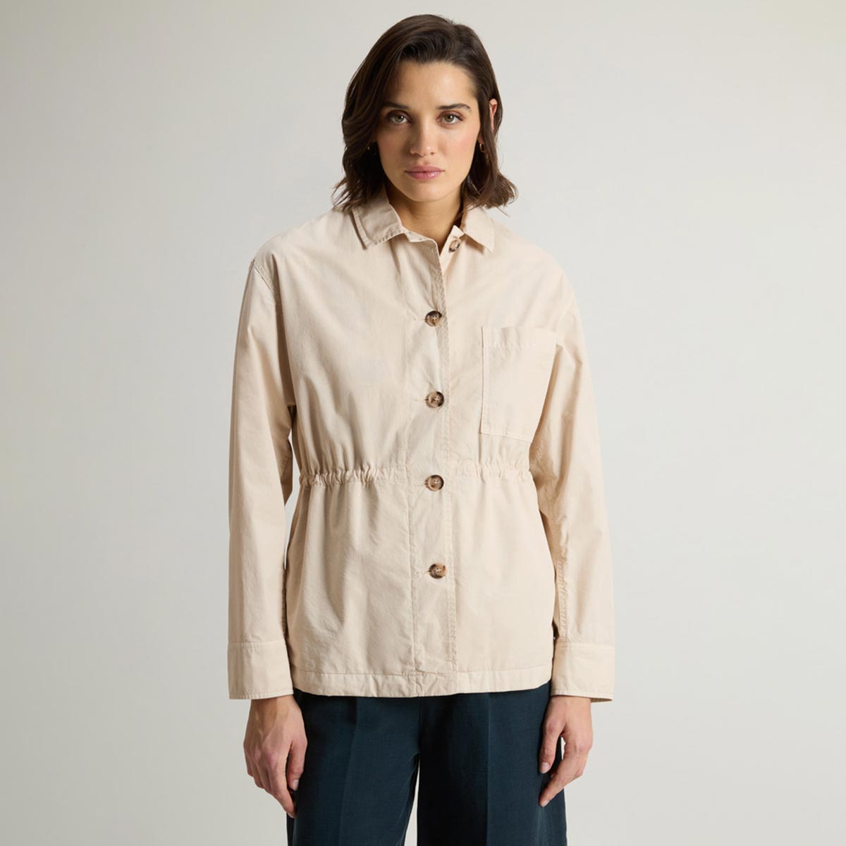 Giacca a camicia in cotone