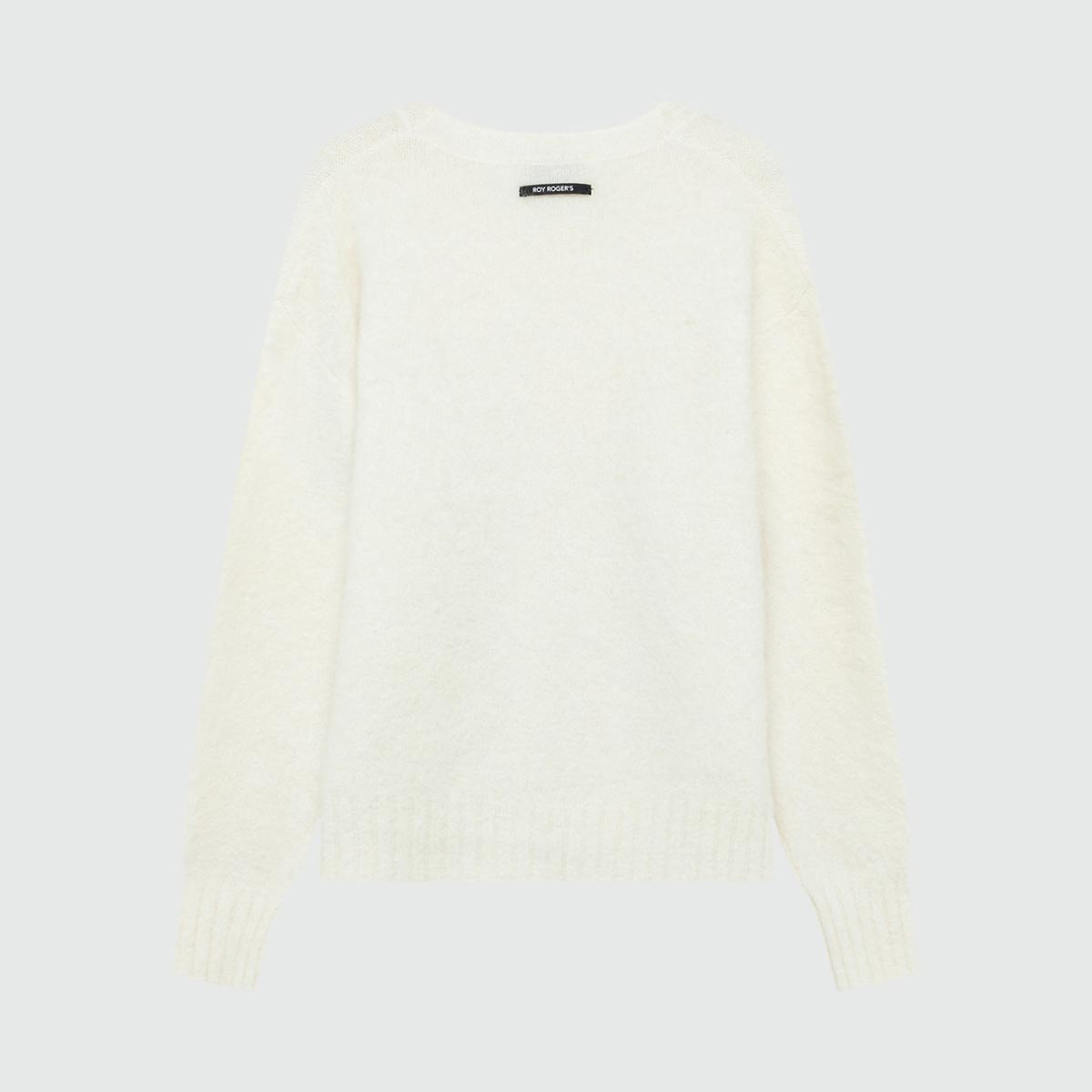 Maglione giro collo in Alpaca