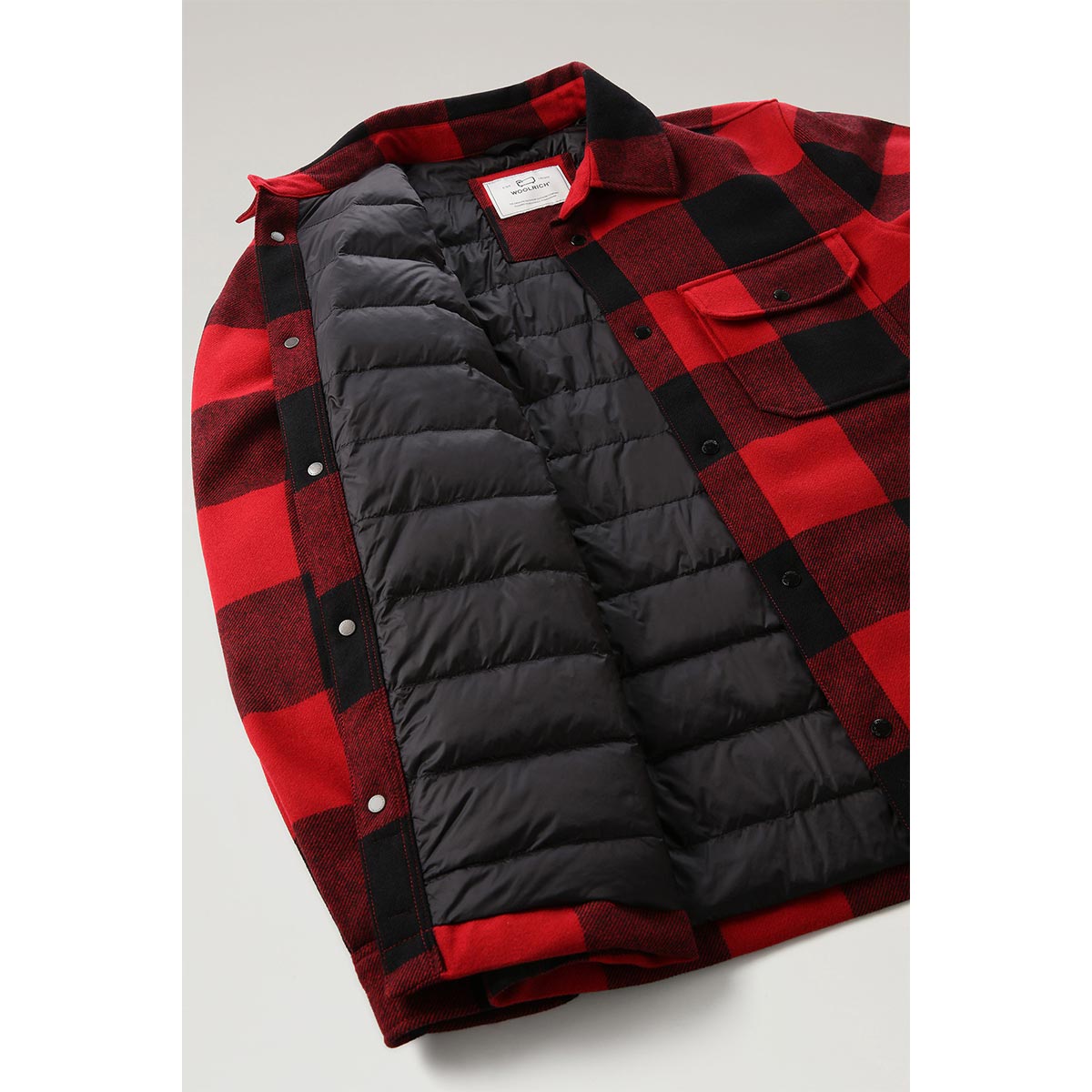 Giacca a camicia imbottita