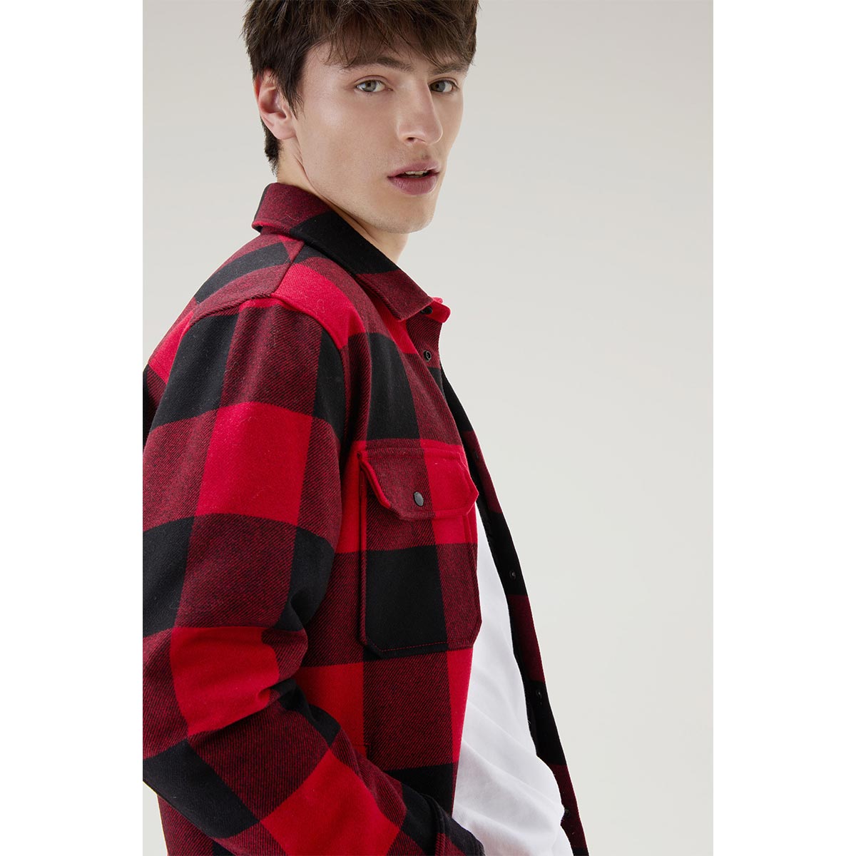 Giacca a camicia imbottita