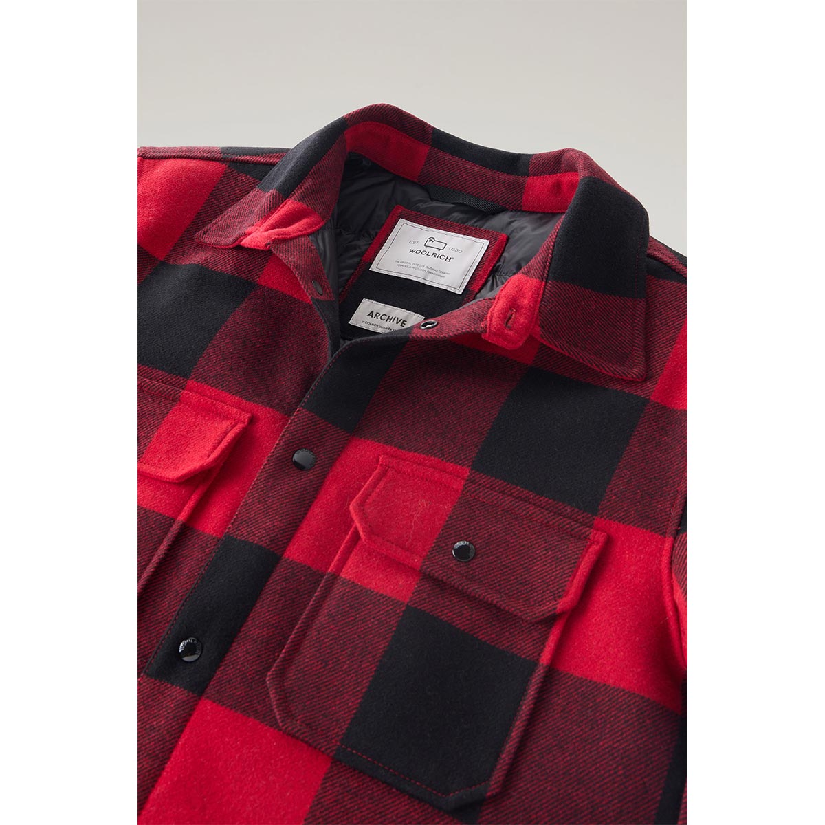 Giacca a camicia imbottita