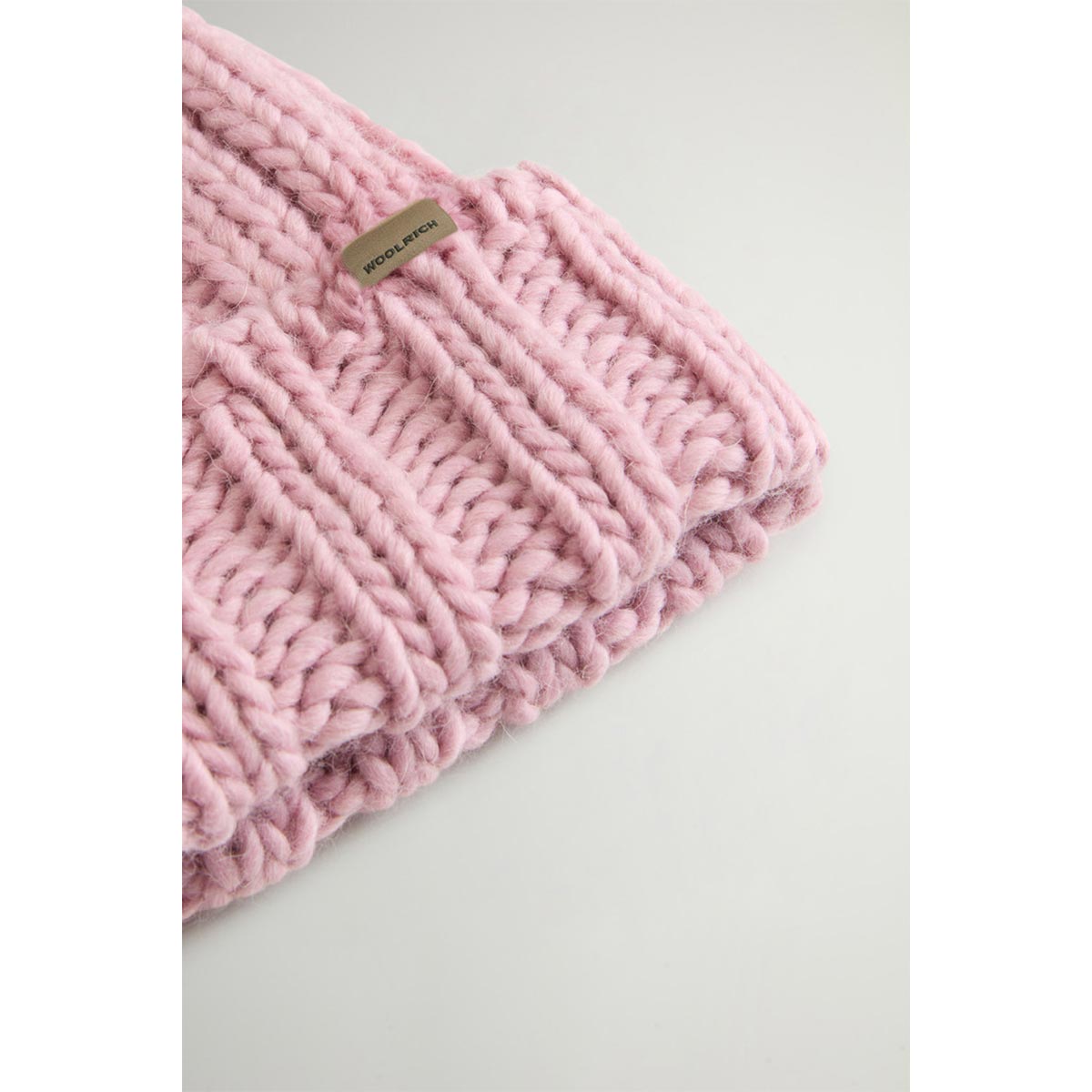 Berretto a costine in misto lana e alpaca