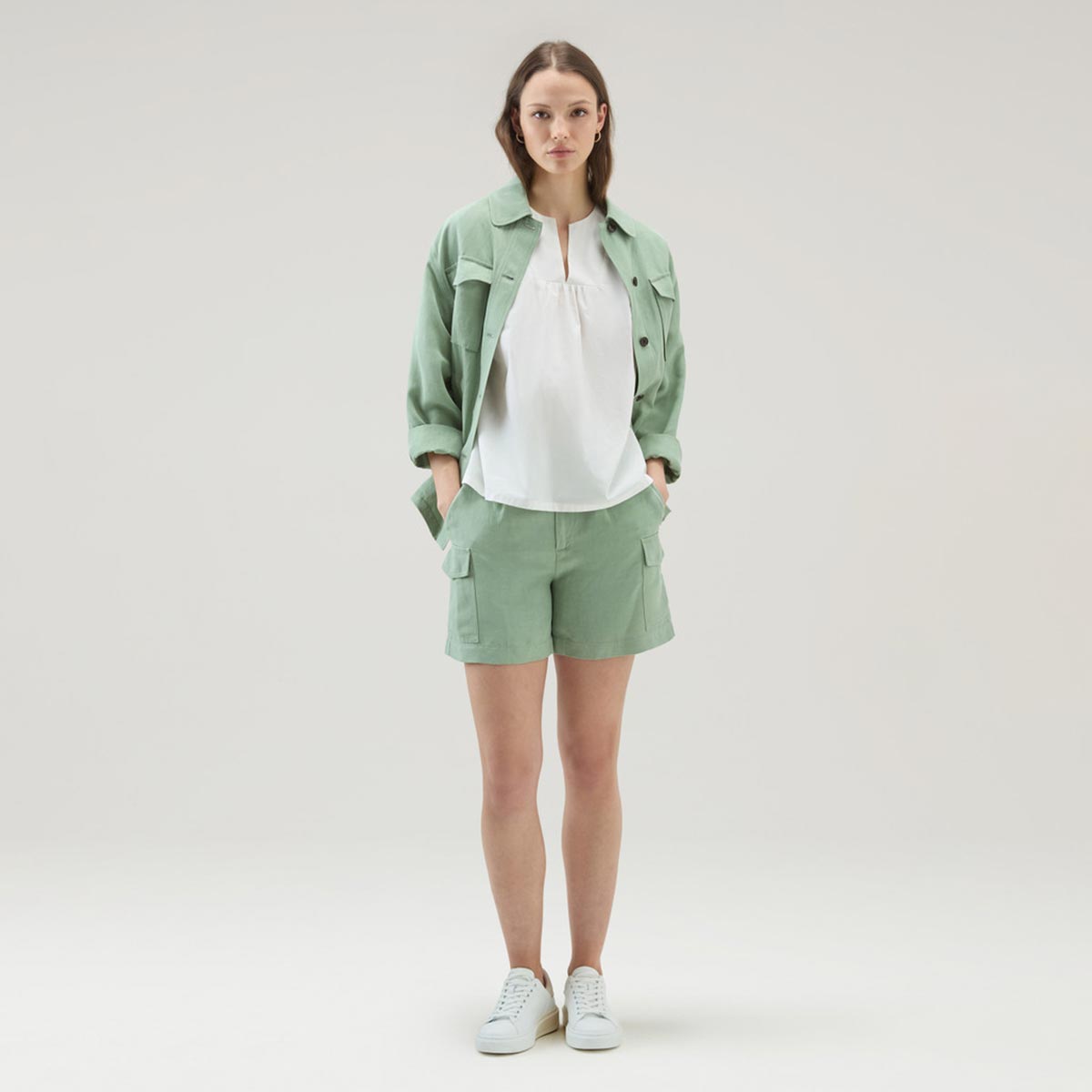 Camicia blusa in cotone