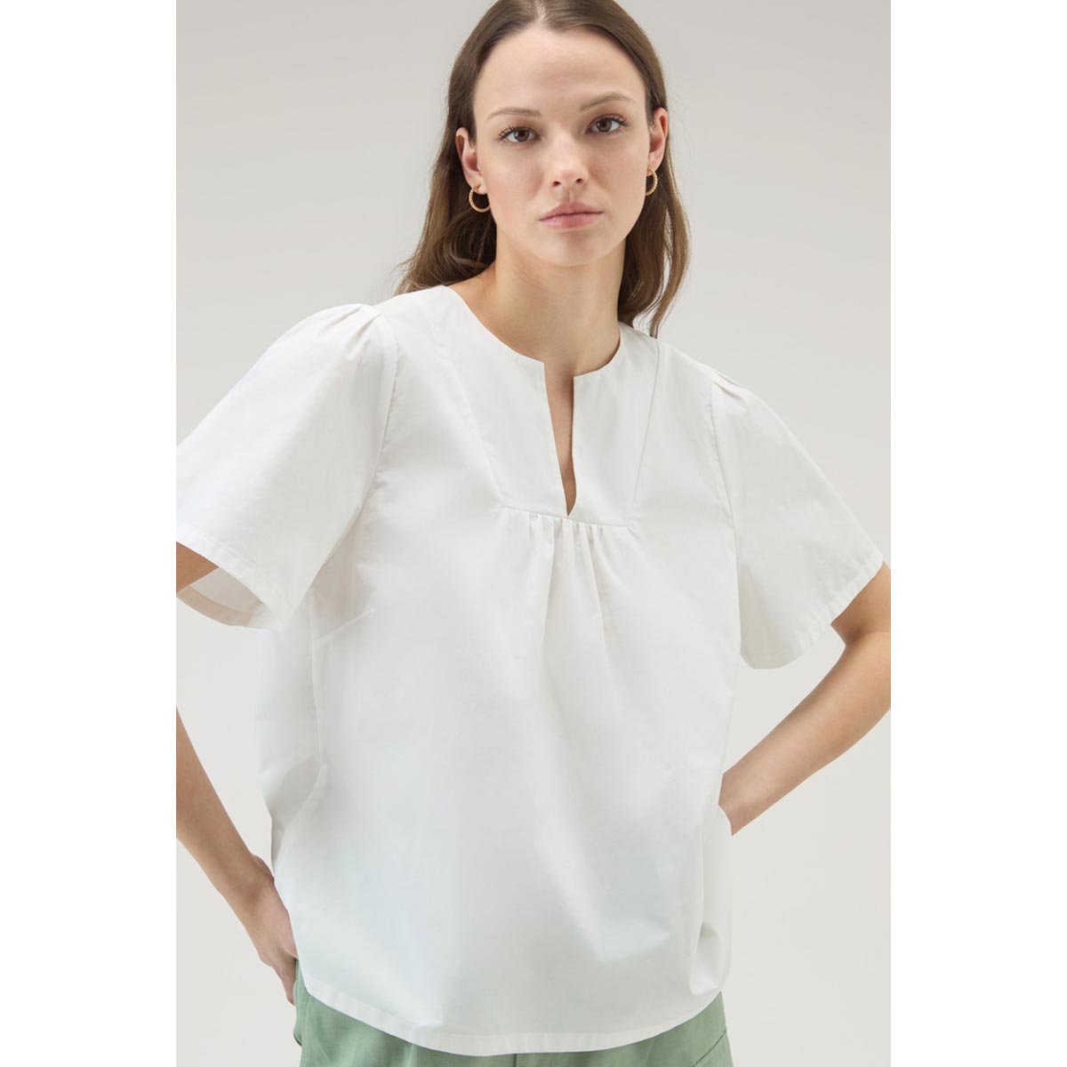 Camicia blusa in cotone