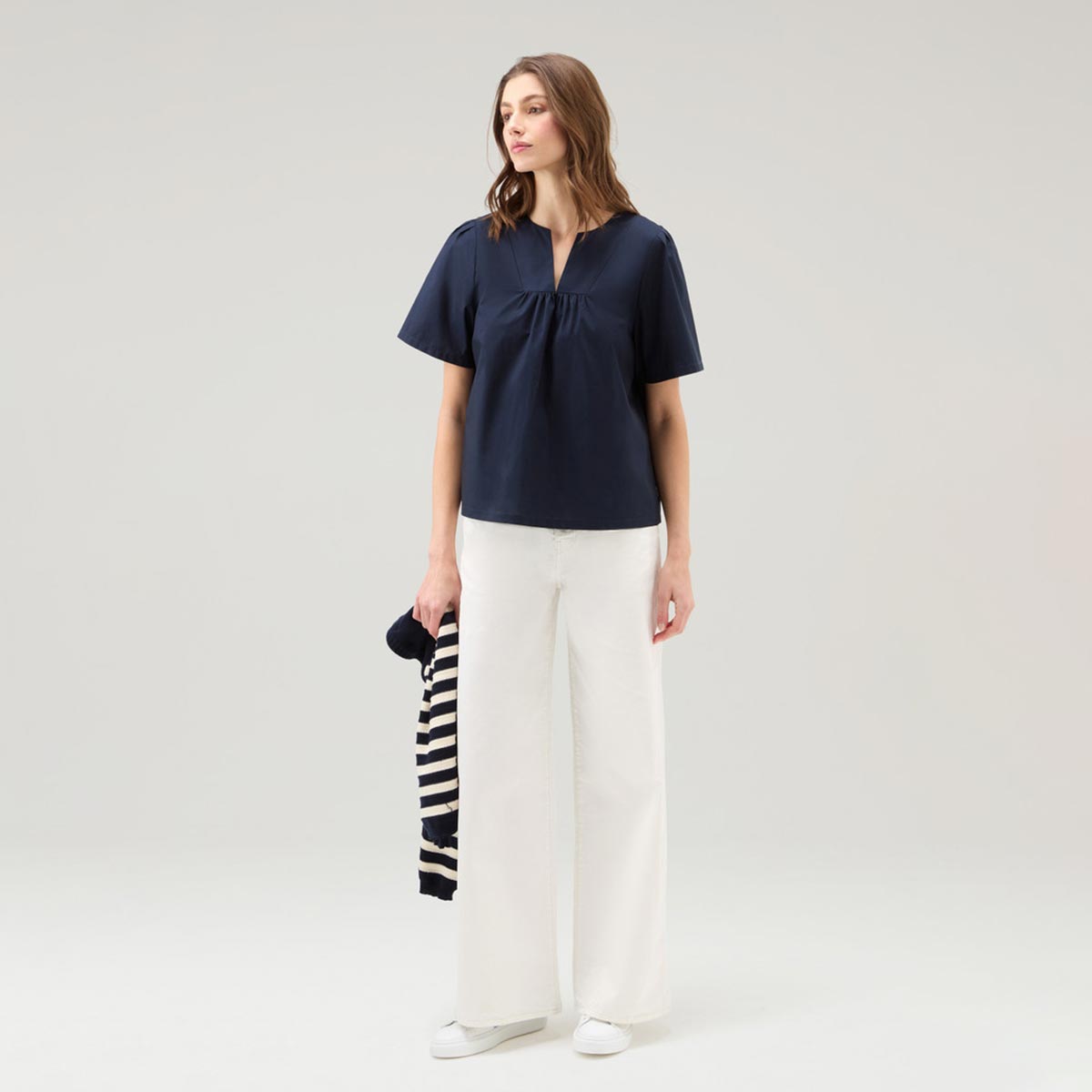 Camicia blusa in cotone