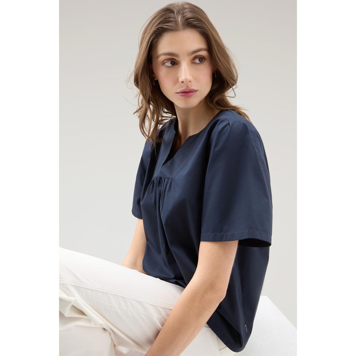 Camicia blusa in cotone