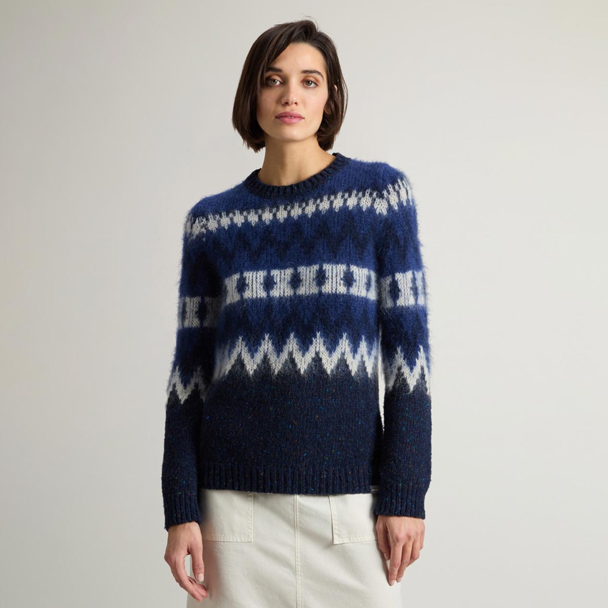 Maglione Fair Isle in misto lana