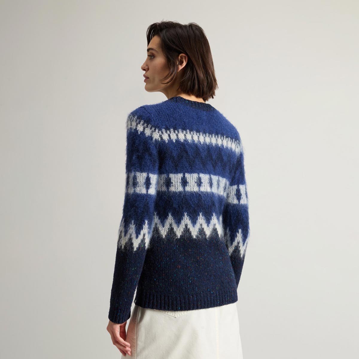 Maglione Fair Isle in misto lana