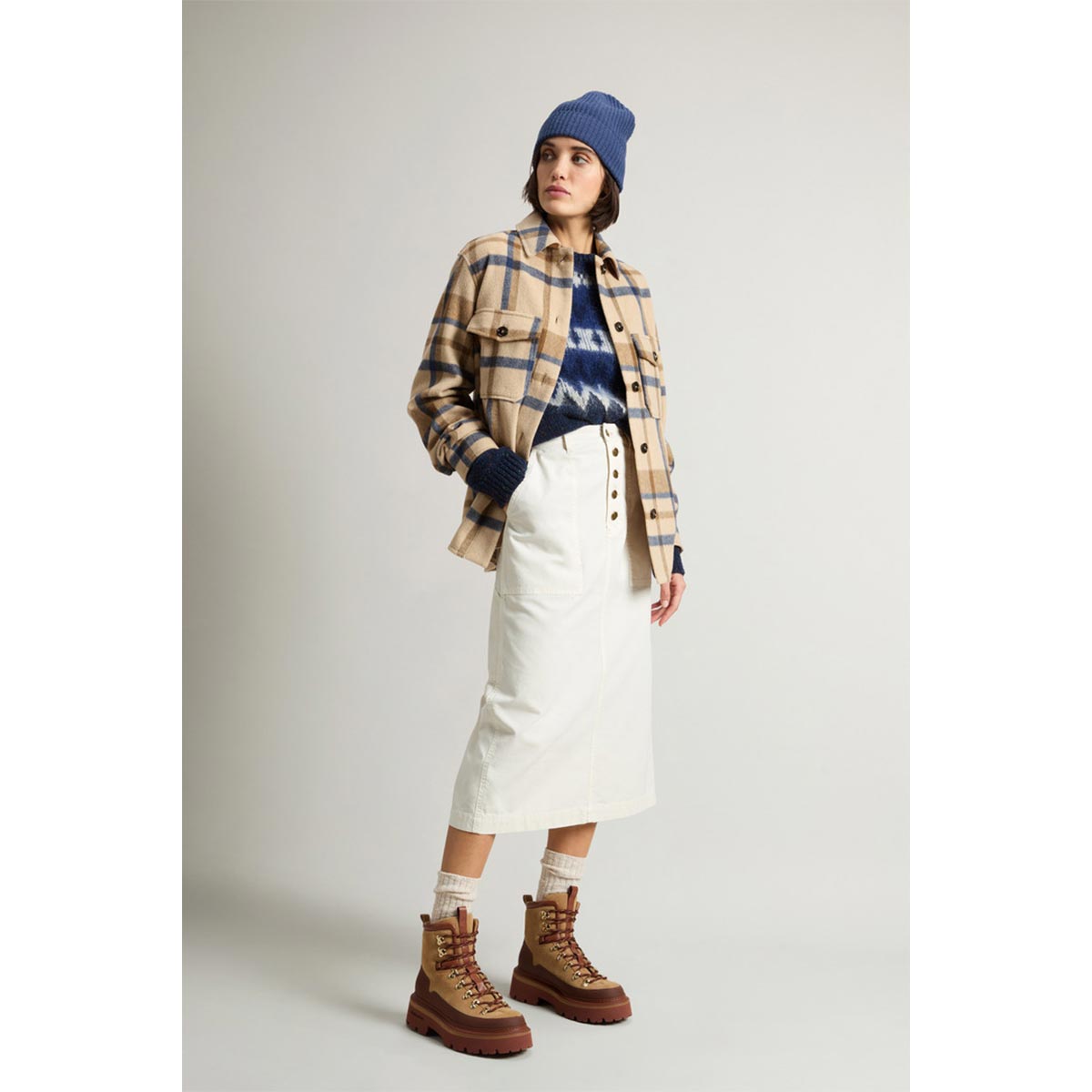 Maglione Fair Isle in misto lana