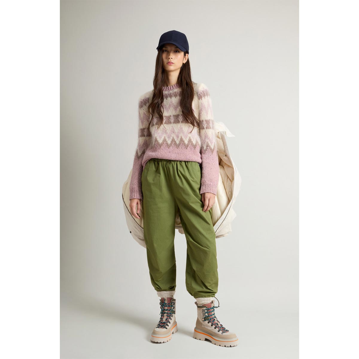 Maglione Fair Isle in misto lana