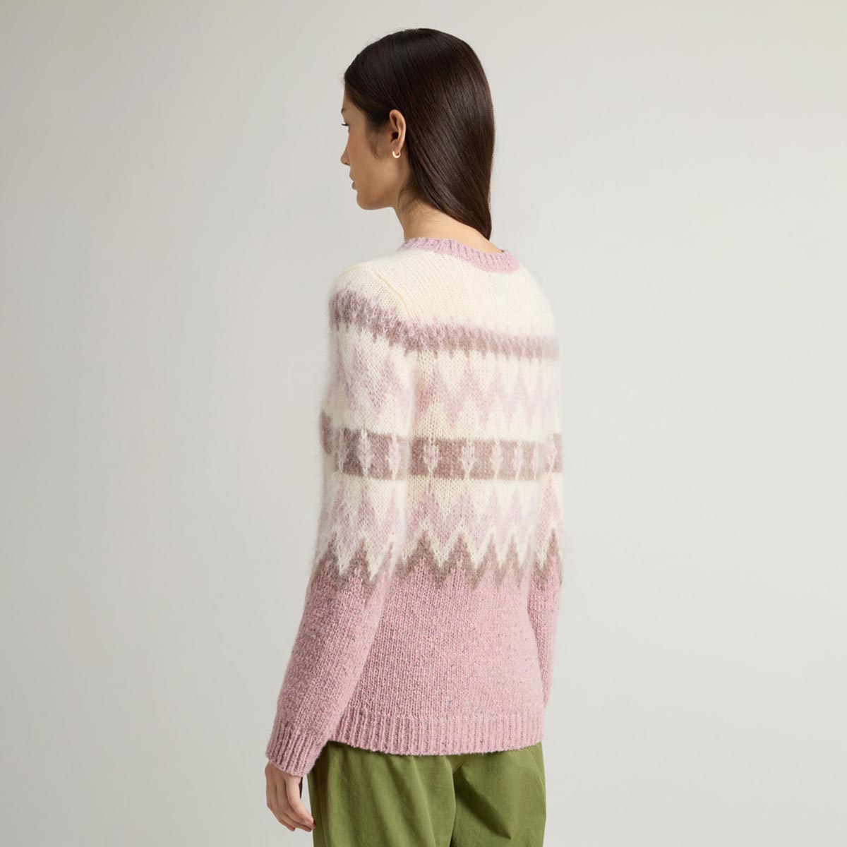 Maglione Fair Isle in misto lana