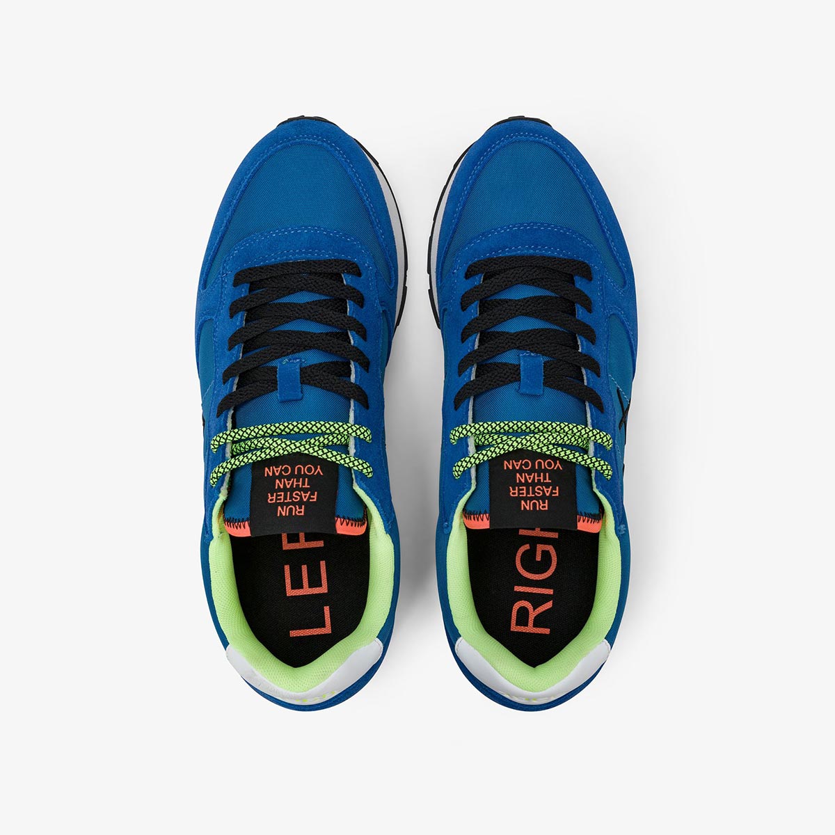Sneaker blu royal fluo
