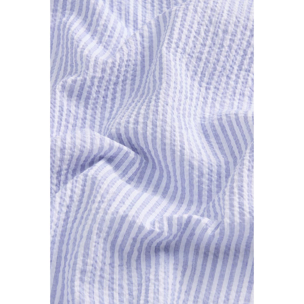 Vestito lungo goffrato a righe