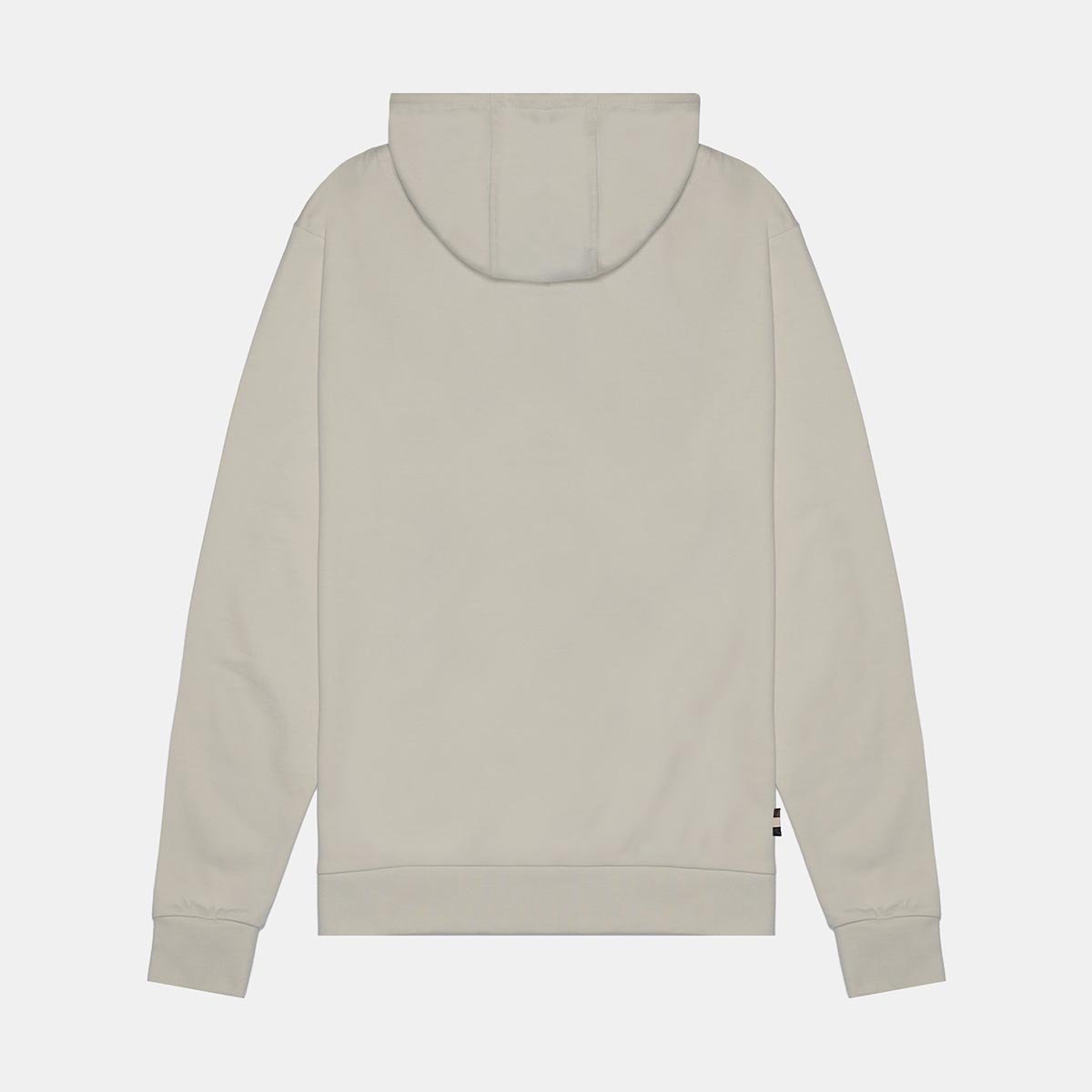 Felpa in cotone full zip con cappuccio