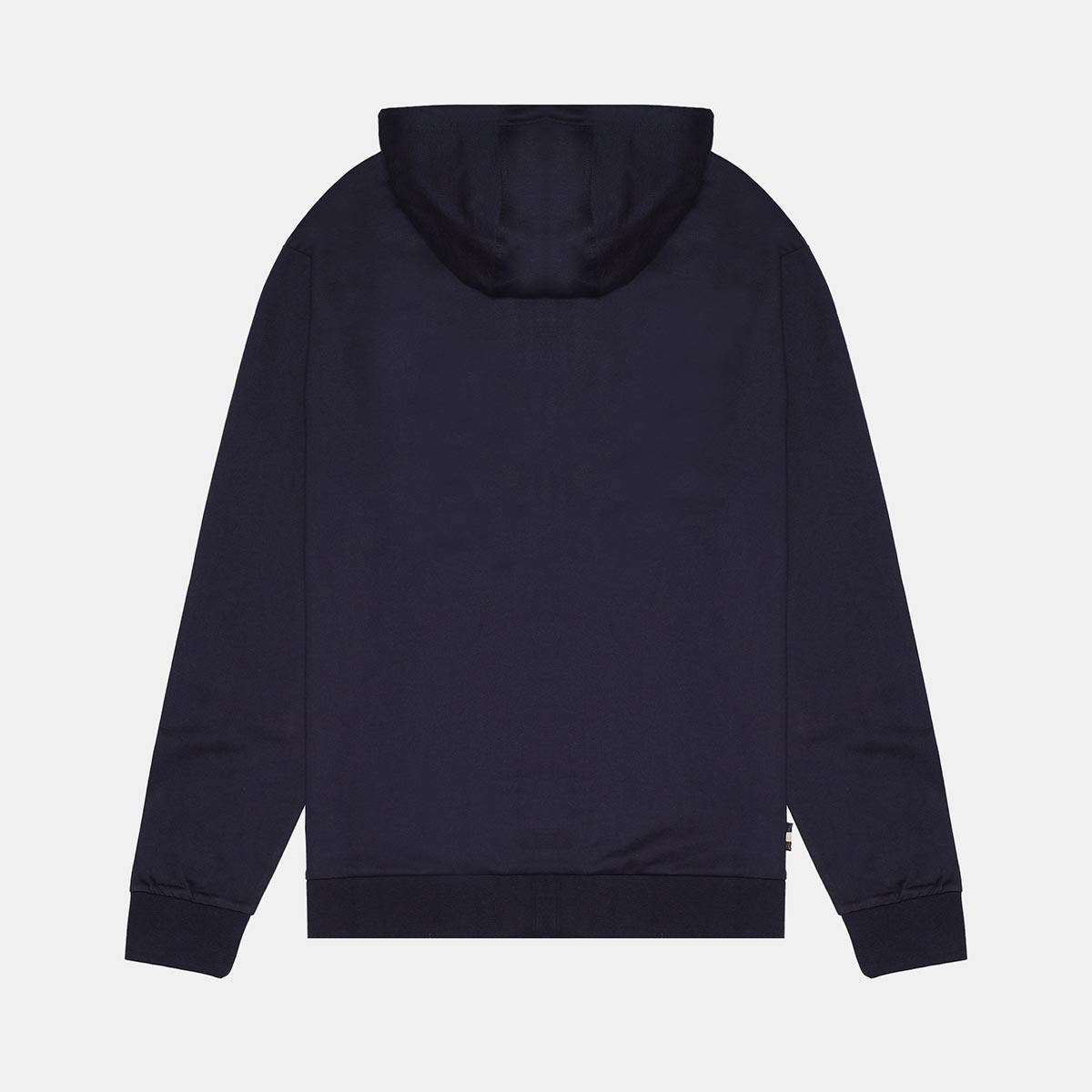 Felpa in cotone full zip con cappuccio