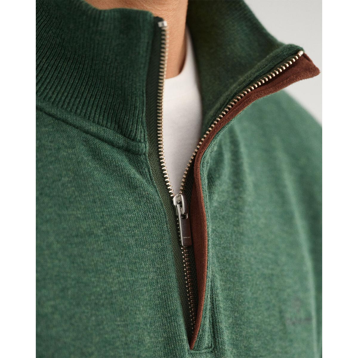 Maglione mezza zip