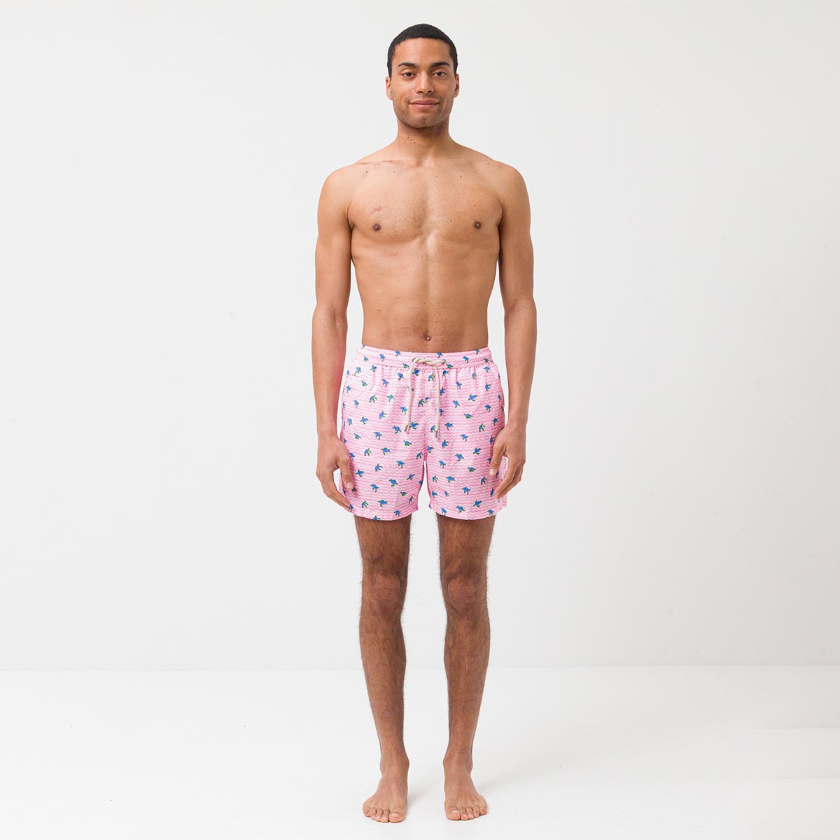 Boxer mare con stampa tartarughe marine