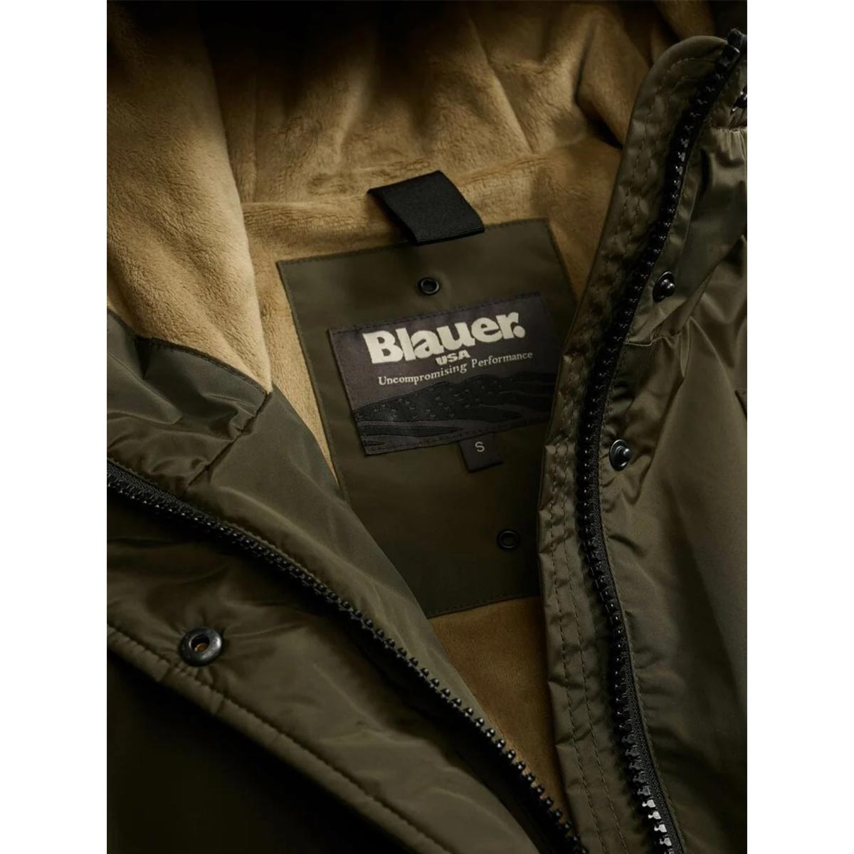 Parka con interno in pelliccia