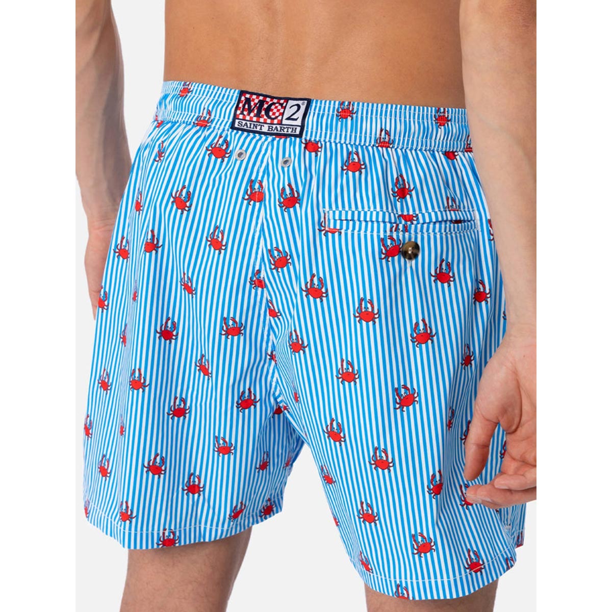 Boxer mare con micro stampa granchio
