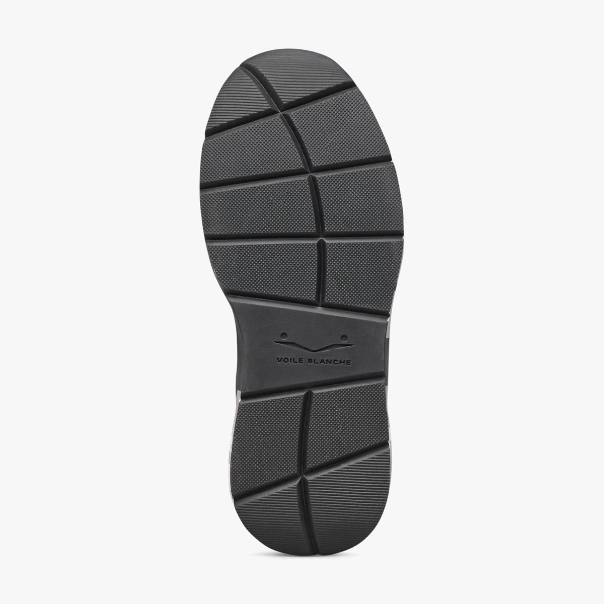 Sneaker in pelle e tessuto con borchie