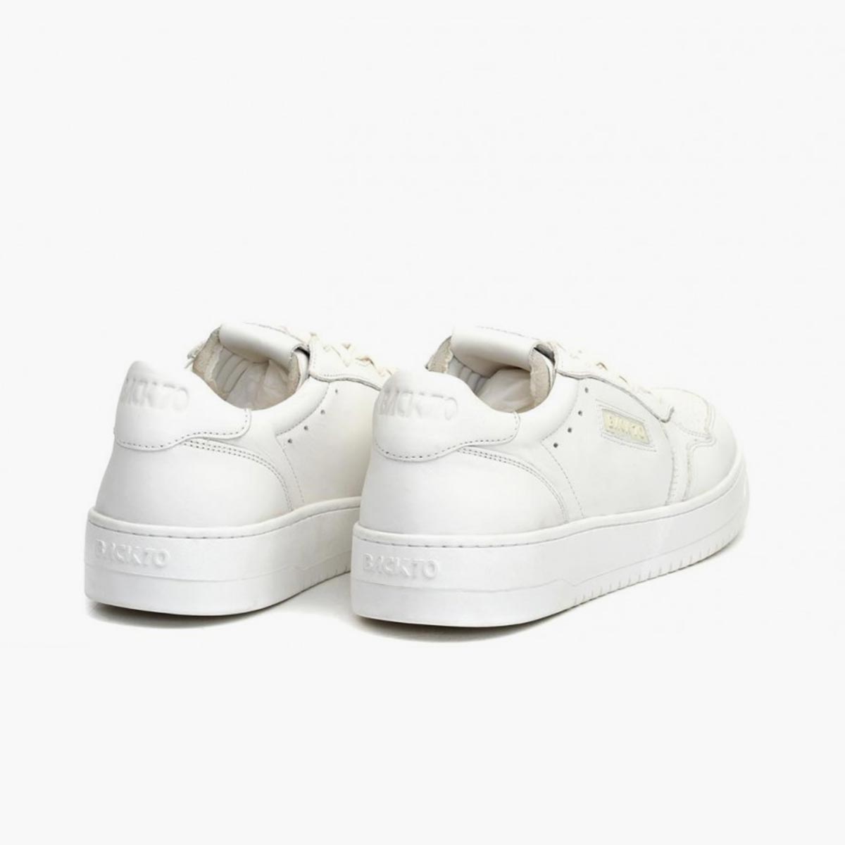 Sneaker in pelle bianca