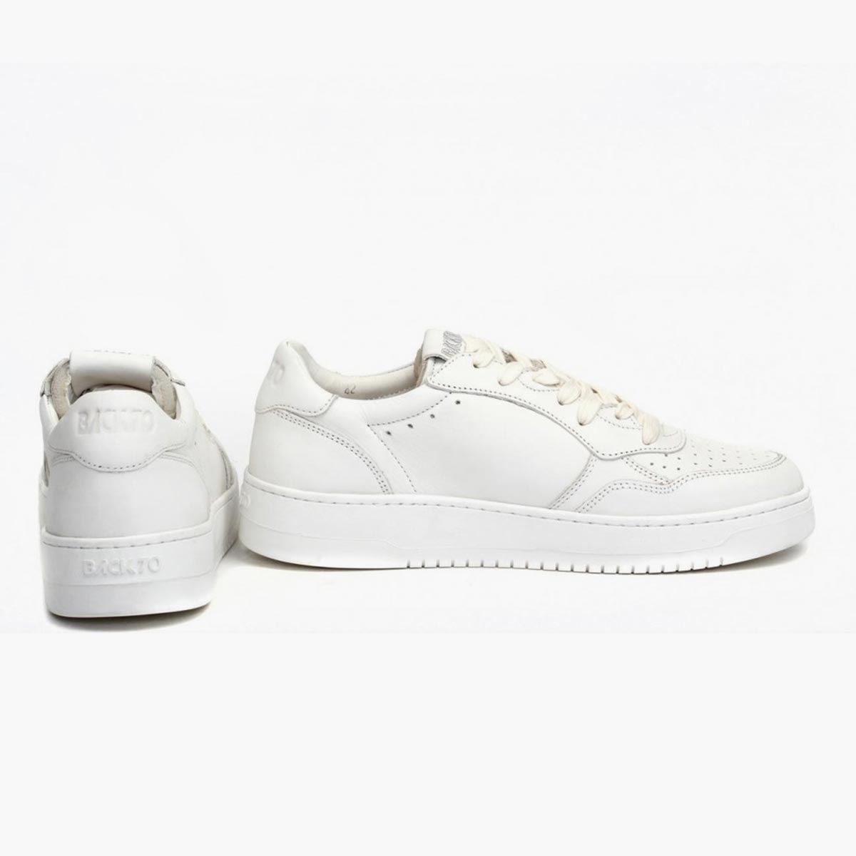 Sneaker in pelle bianca