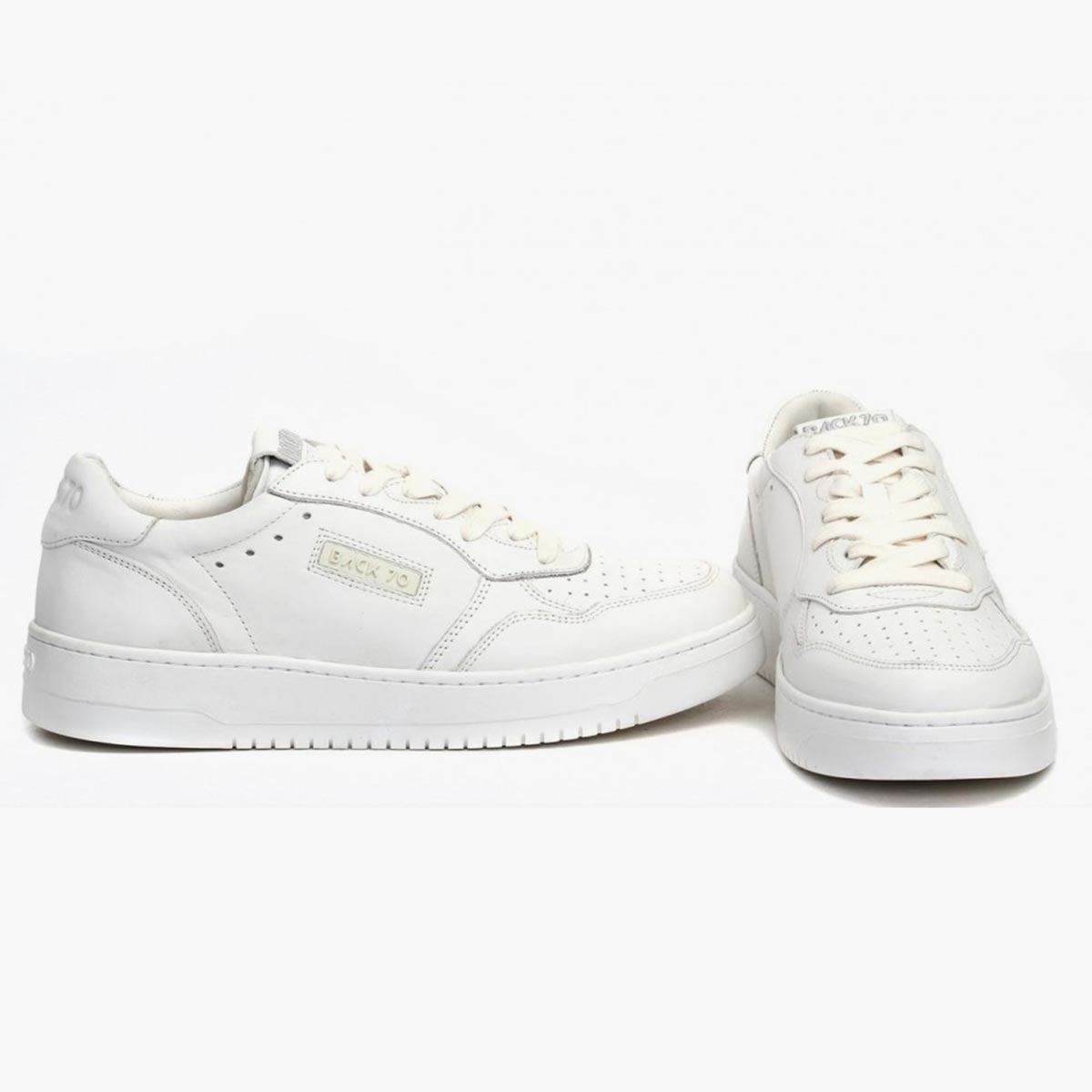Sneaker in pelle bianca