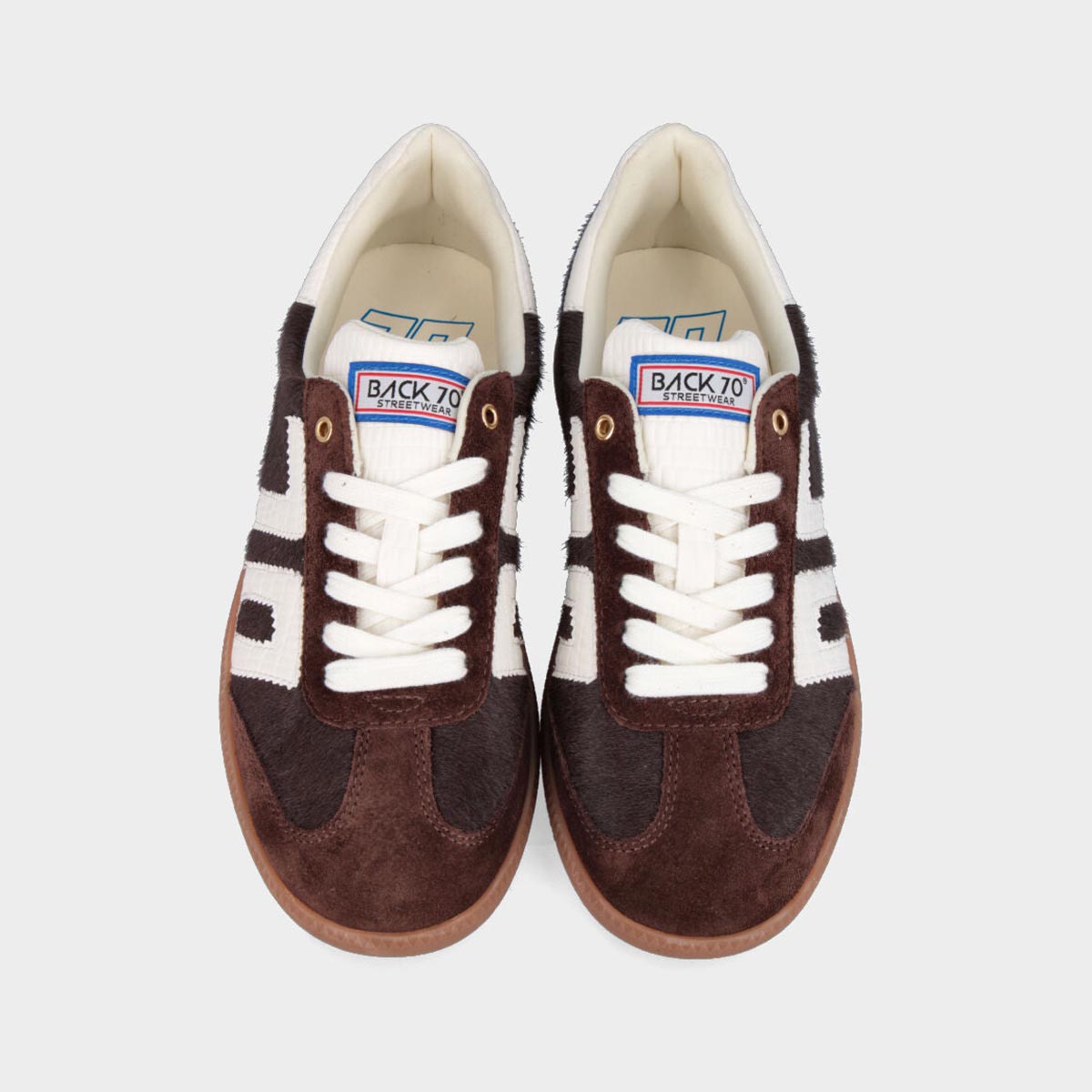 Sneaker in cavallino marrone