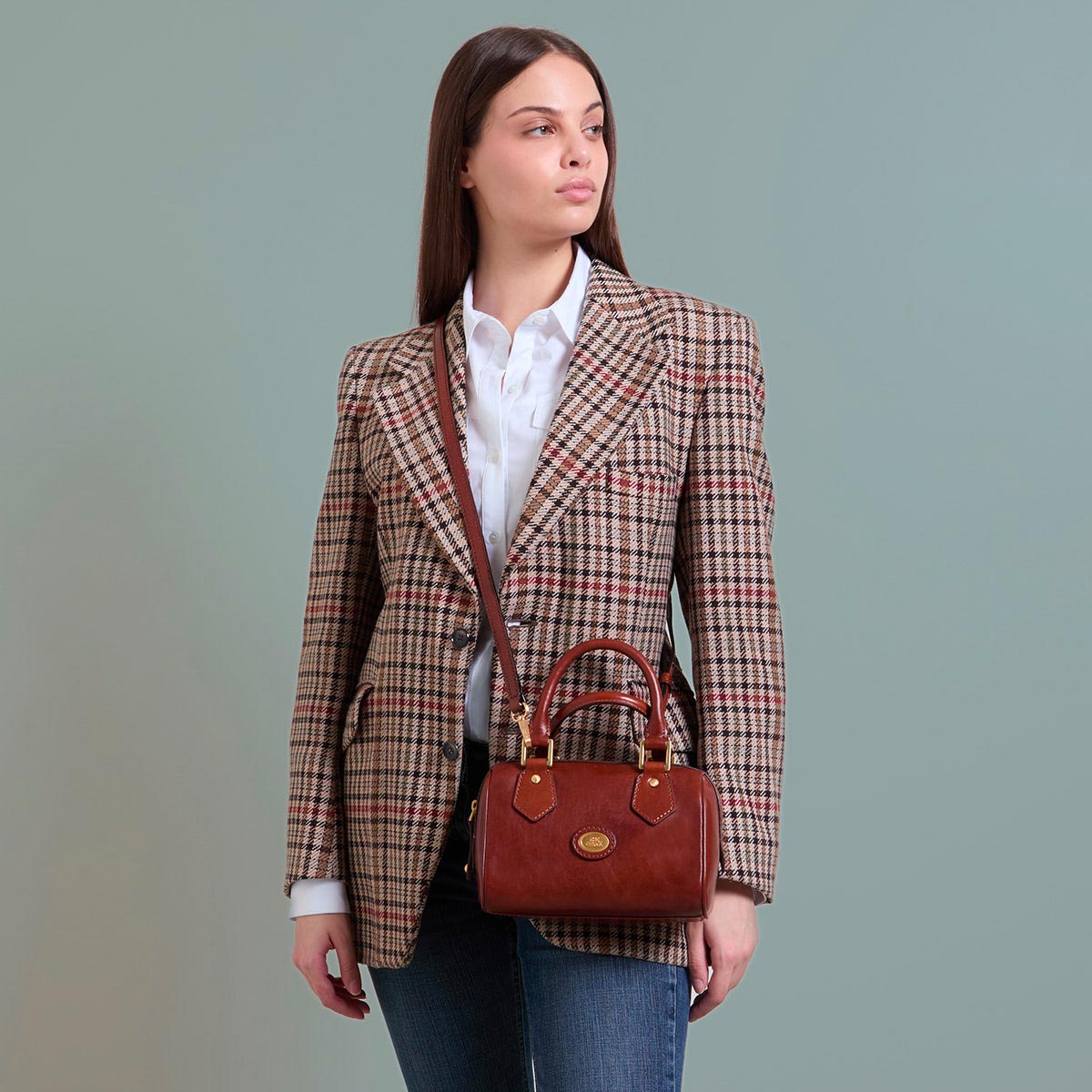 Bauletto in pelle