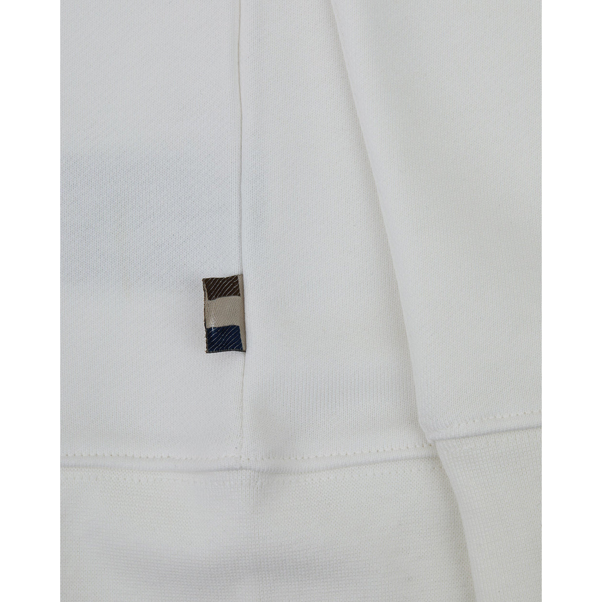 Felpa in cotone con logo