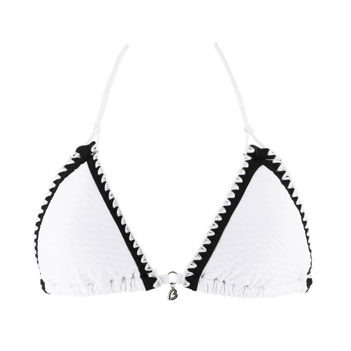 Bikini goffrato bianco
