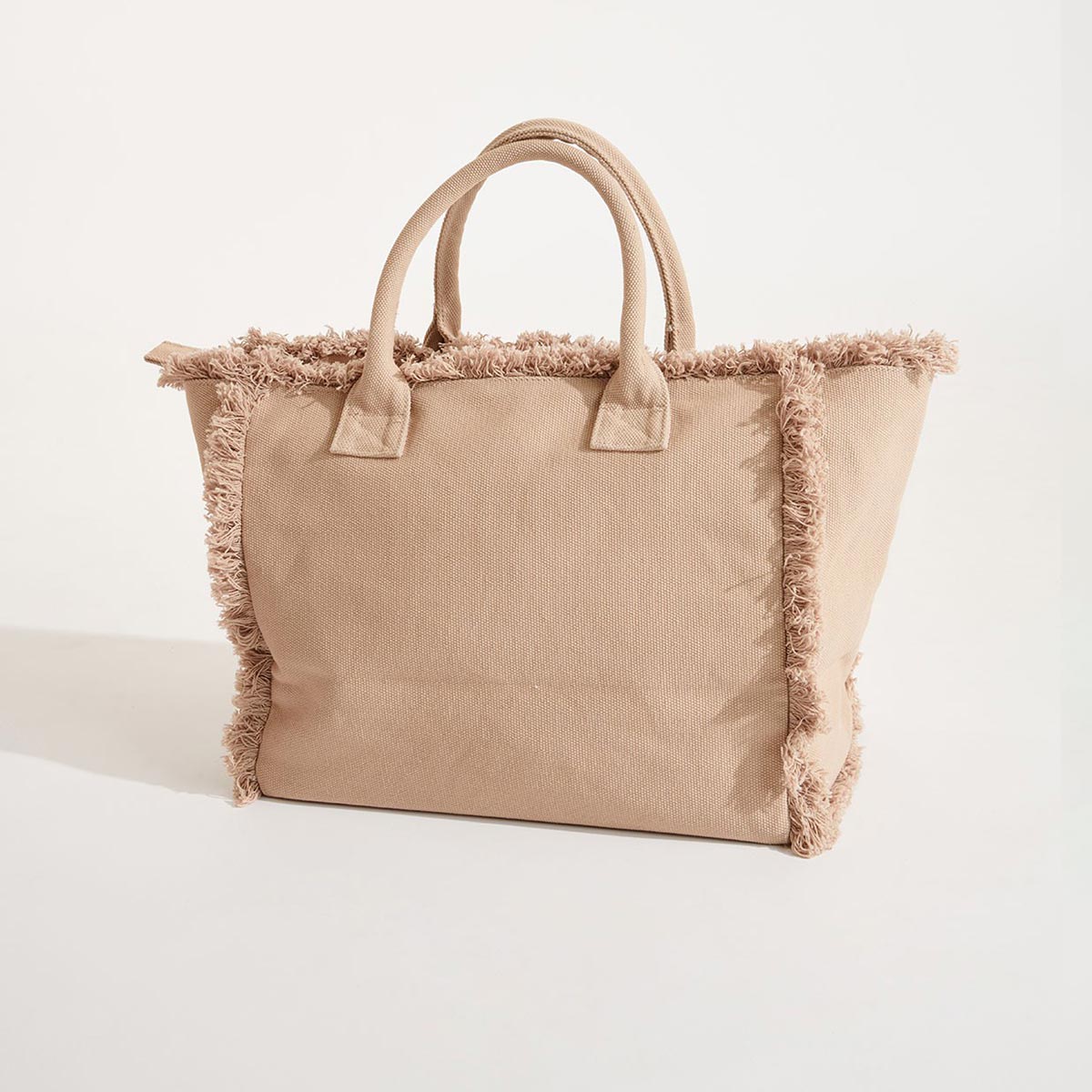 Borsa shopping bag sfrangiata