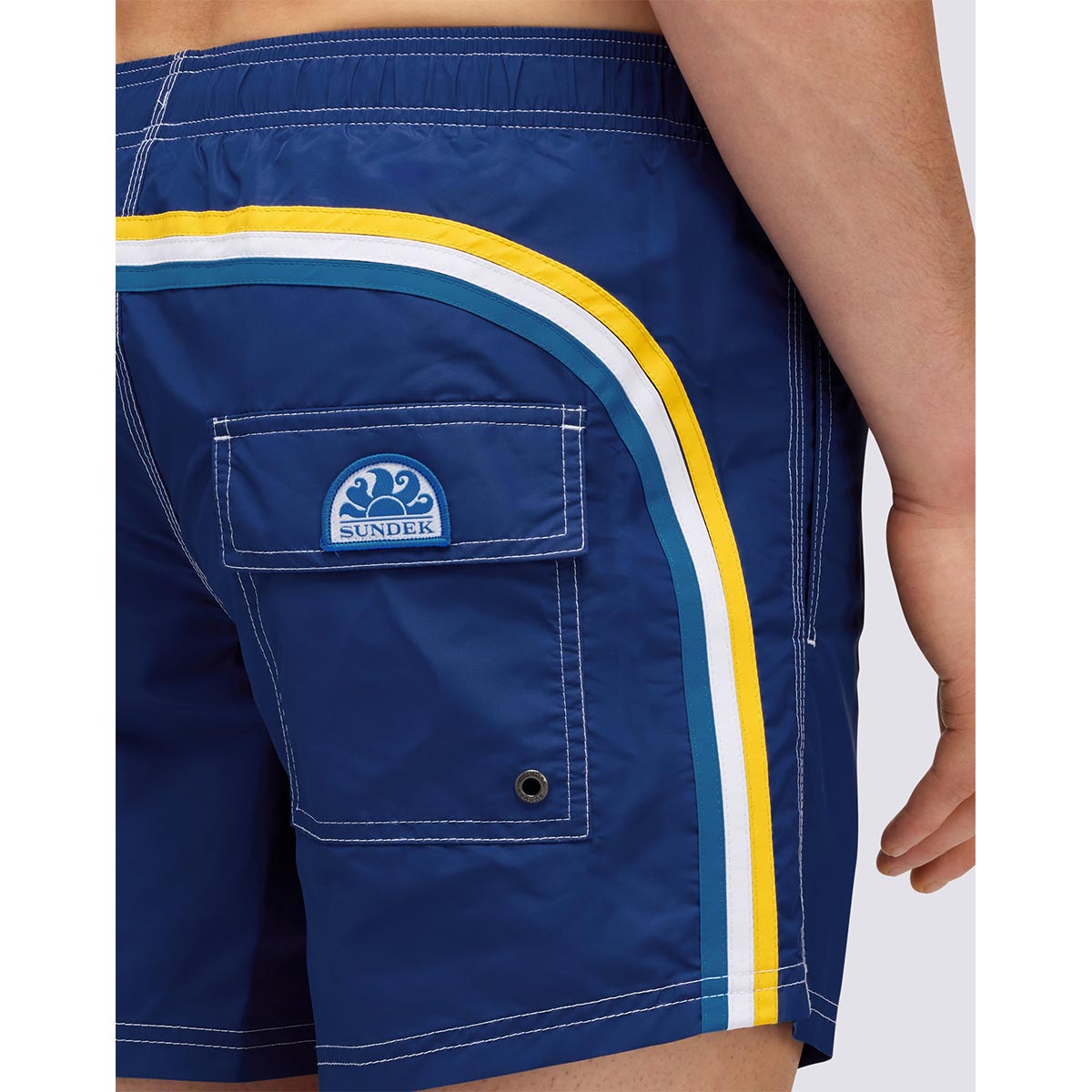 Boxer mare blu con banda